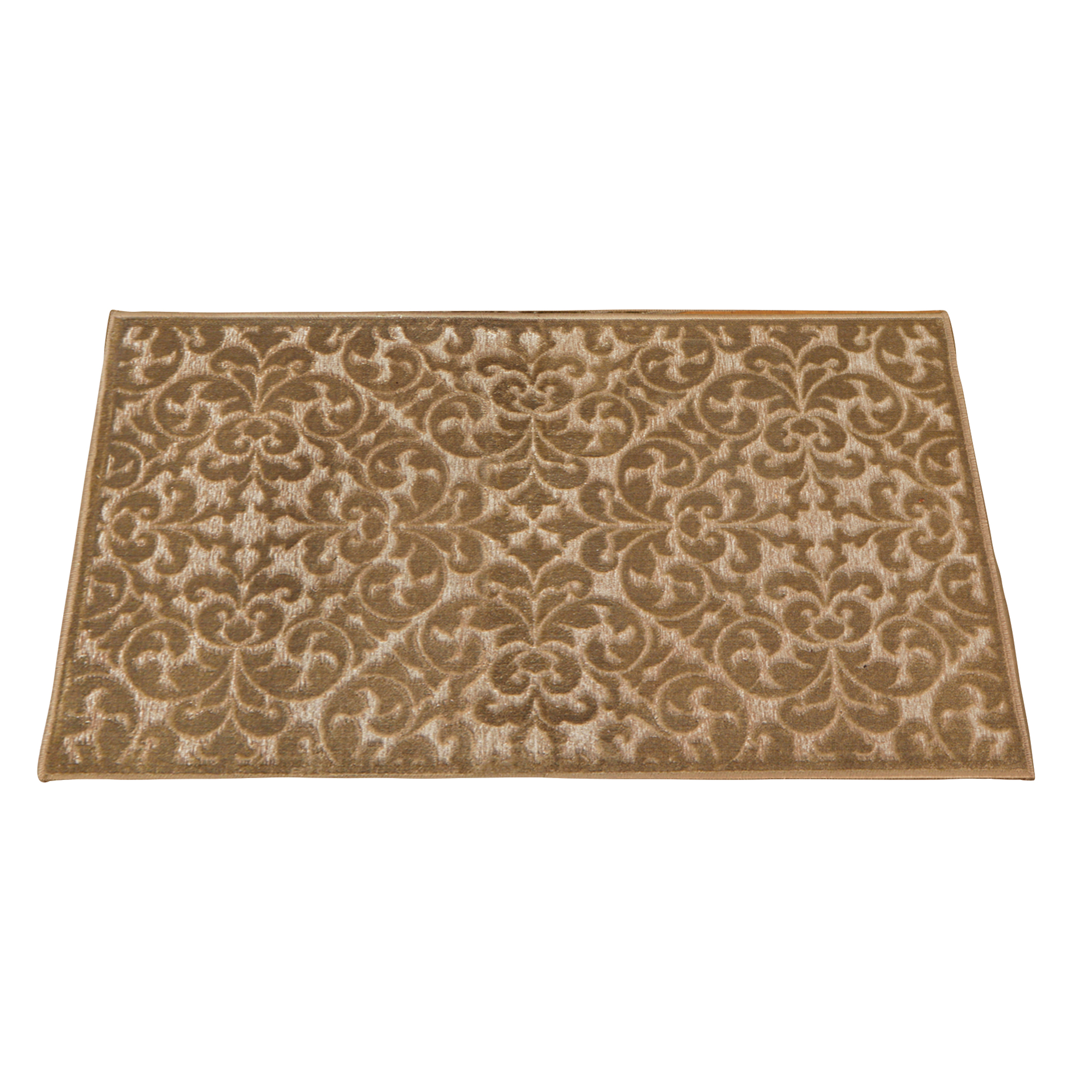 Myla Scrolling Geometric Design Accent Rug Taupe 26" x 42"