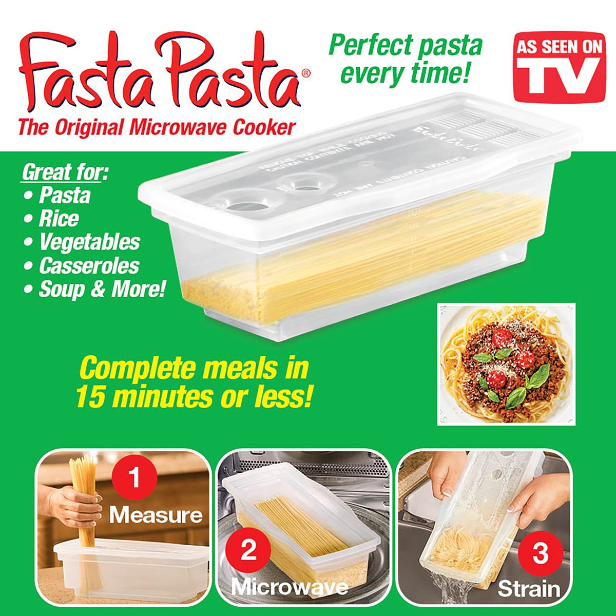 Original Fasta Pasta Microwave Pasta Cooker Collections Etc.