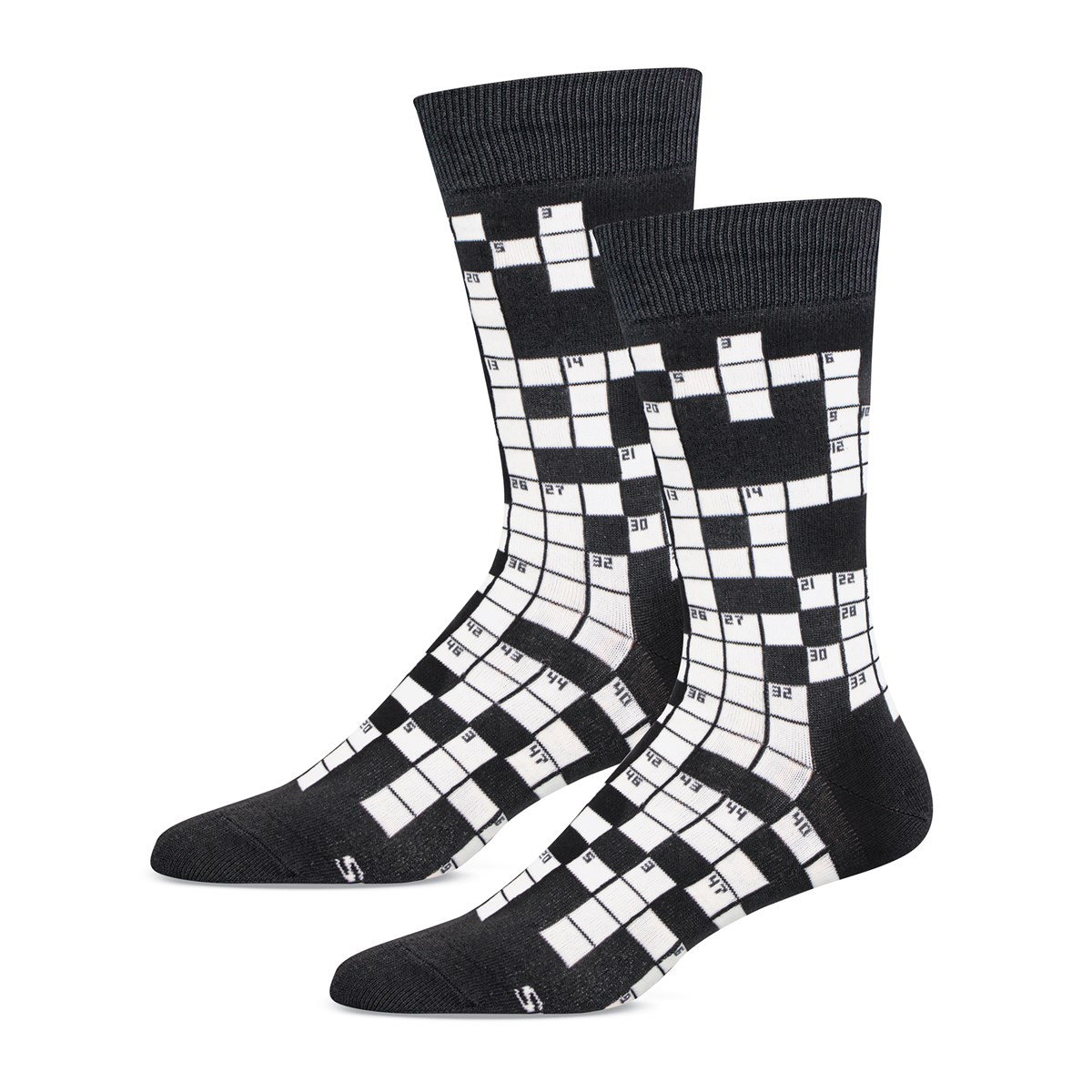 Sunday Crossword Novelty Men #39 s Crew Socks Collections Etc Sunday Crossword Novelty Men #39 s Crew Socks Collections Etc