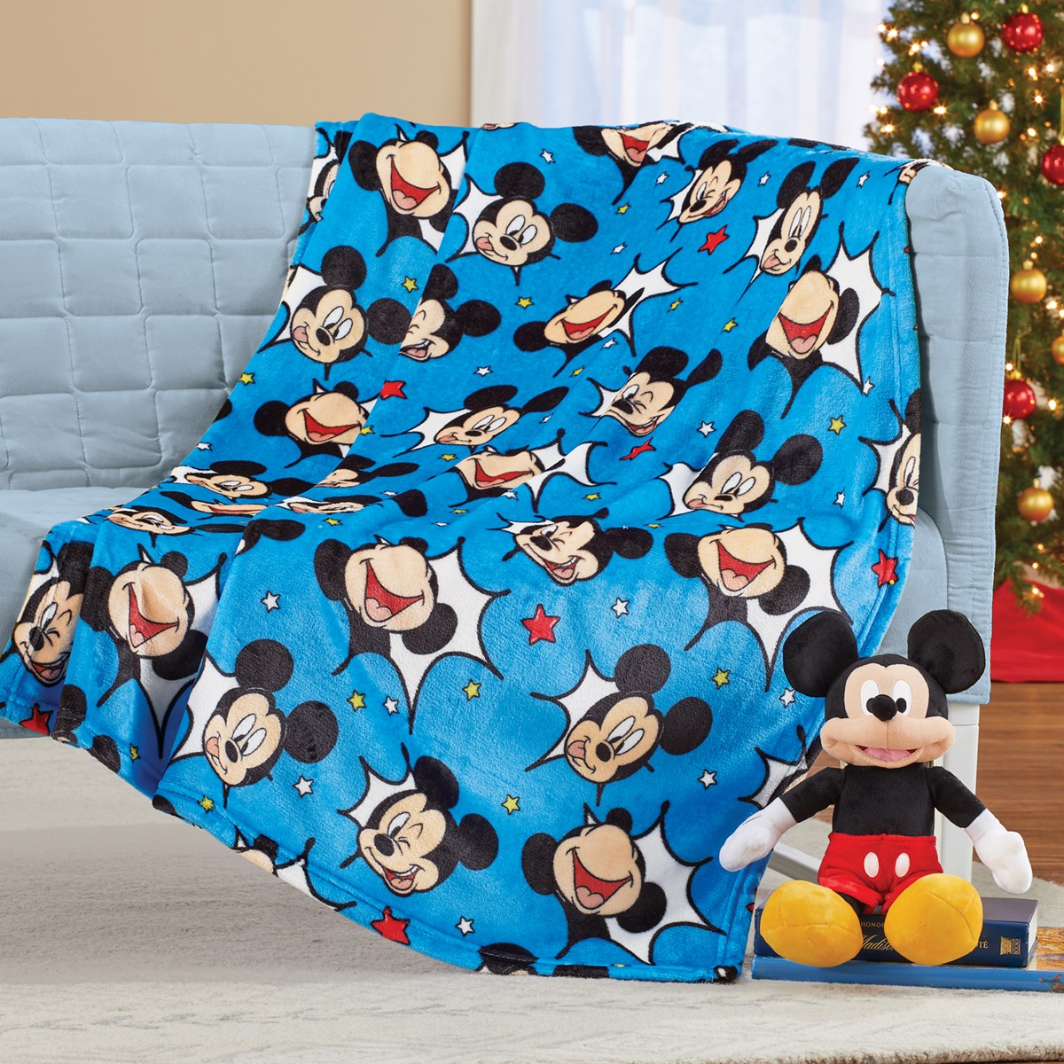 Mickey Mouse Hugger & Throw Blanket Set Collections Etc.