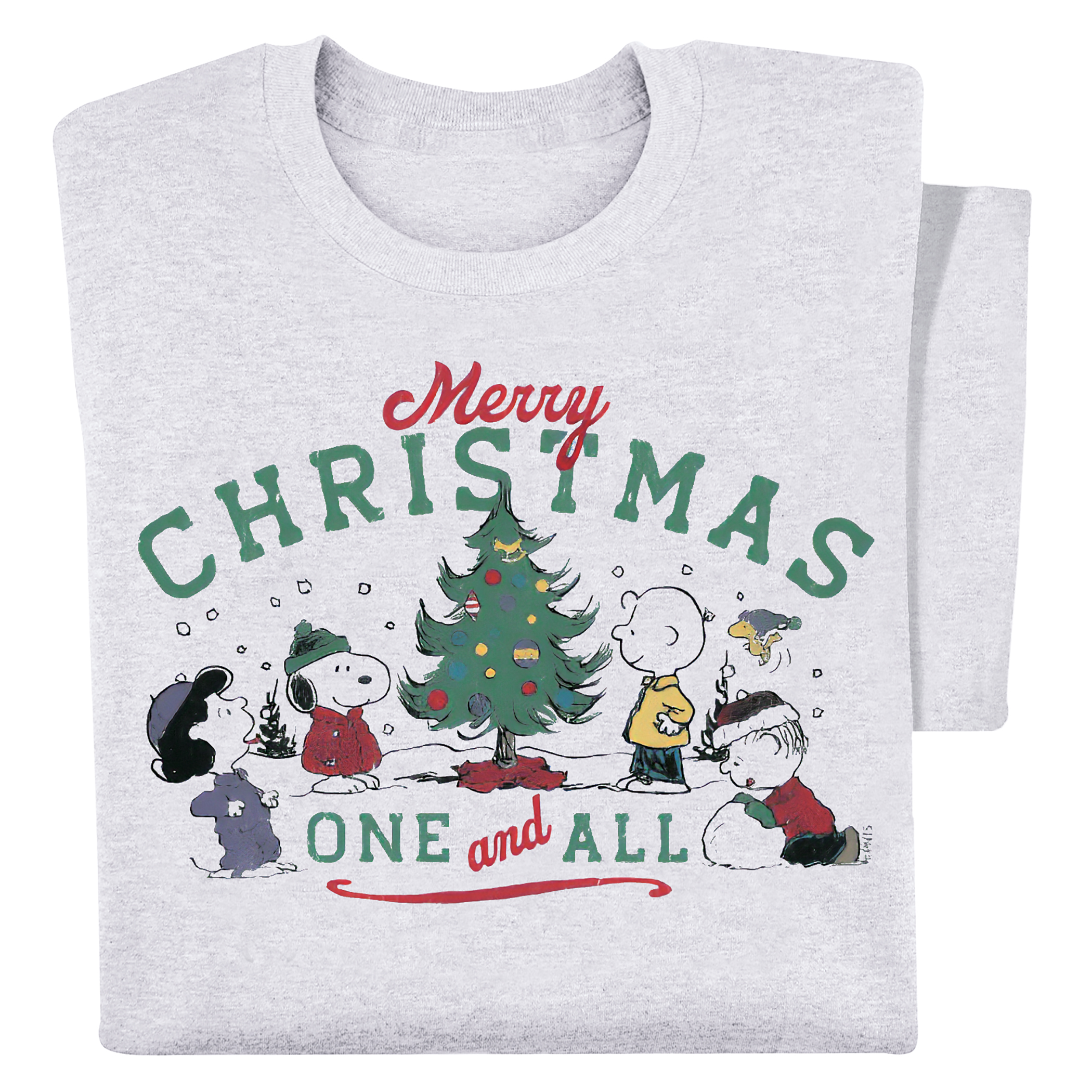 Merry Christmas One and All Short Sleeve Graphic Tee