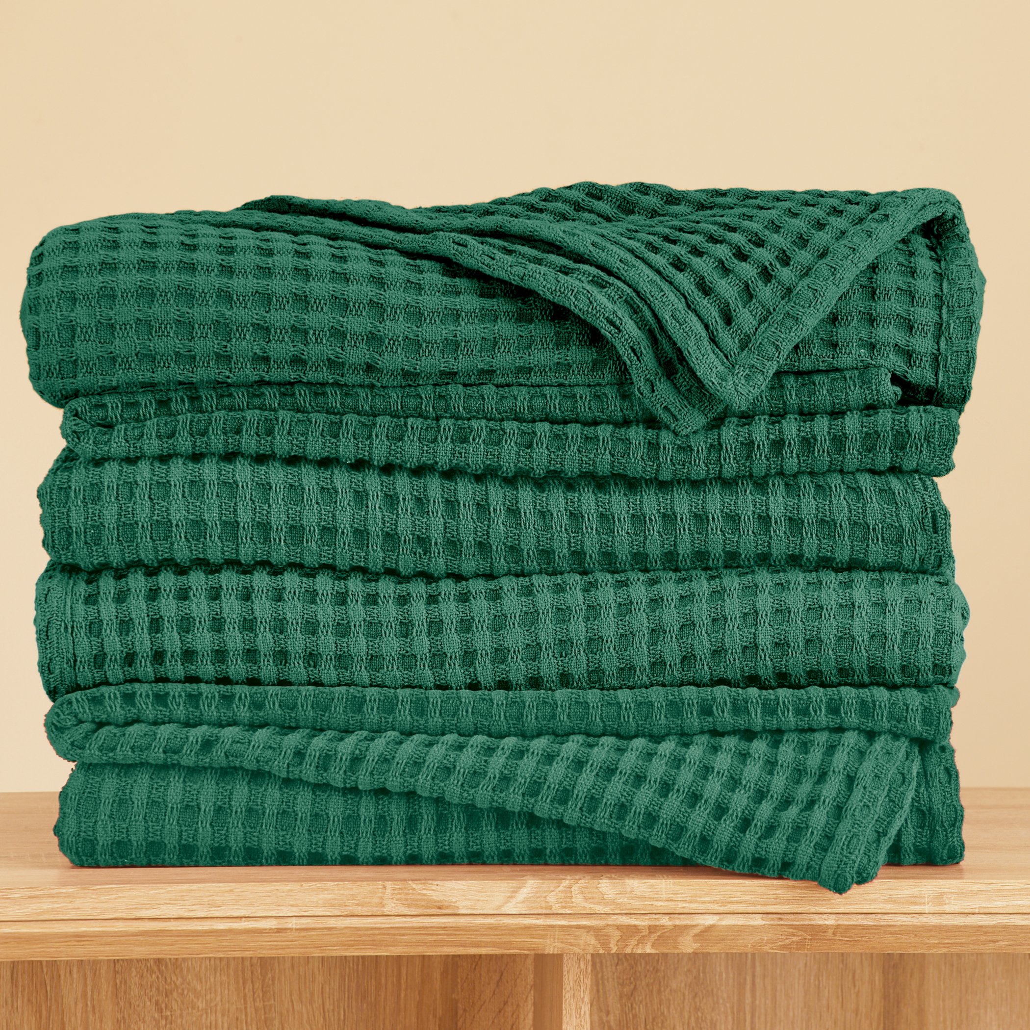 All Seasons Waffle Weave Cotton Blanket - Picture 9 of 13