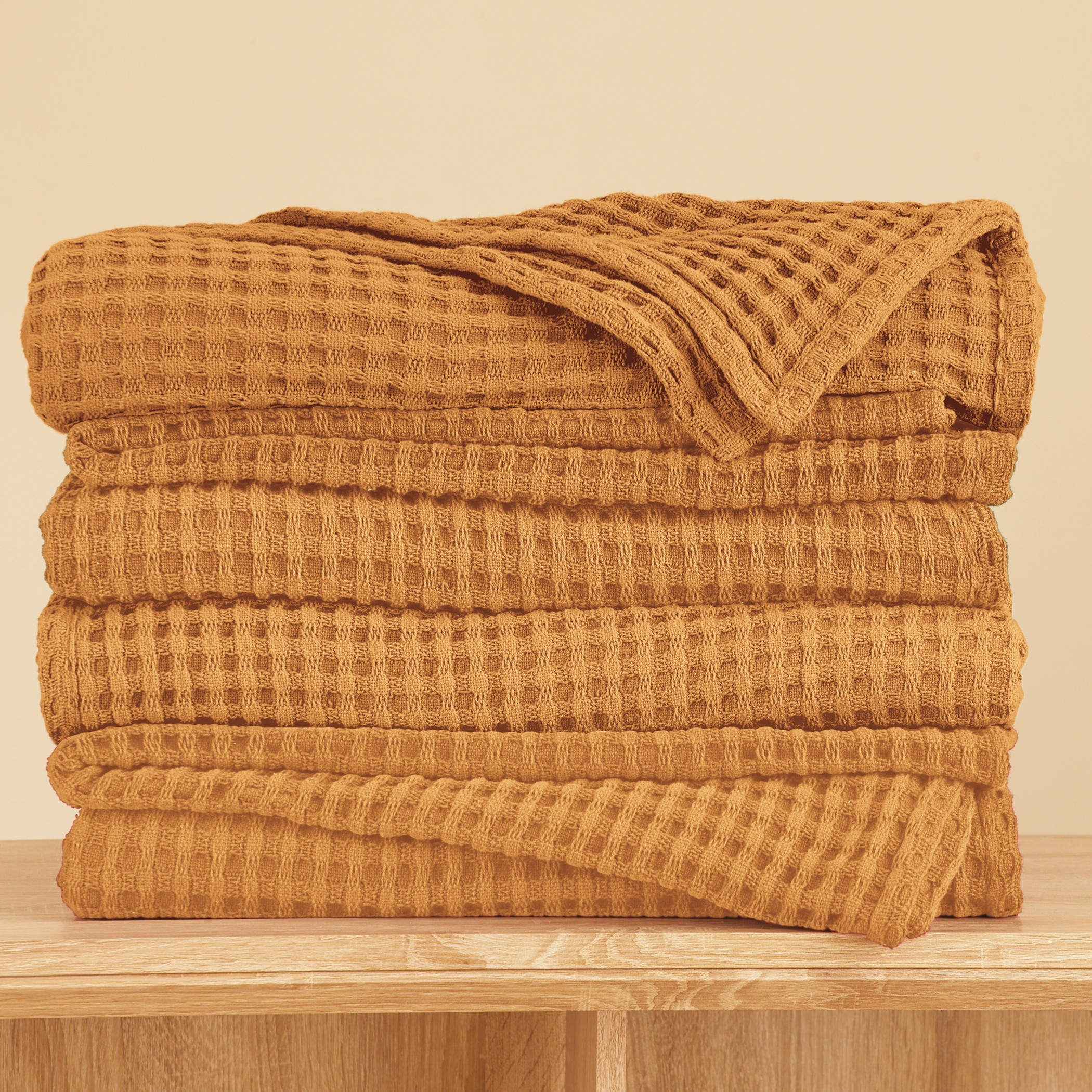 All Seasons Waffle Weave Cotton Blanket - Picture 12 of 13