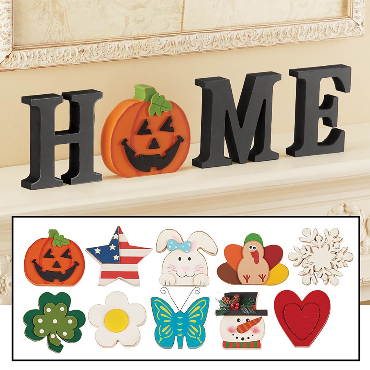 Seasonal Interchangeable Home Tabletop Set Collections Etc.