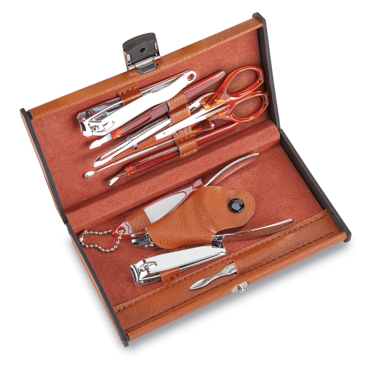 10Piece Deluxe Personal Grooming Kit with Case Collections Etc.
