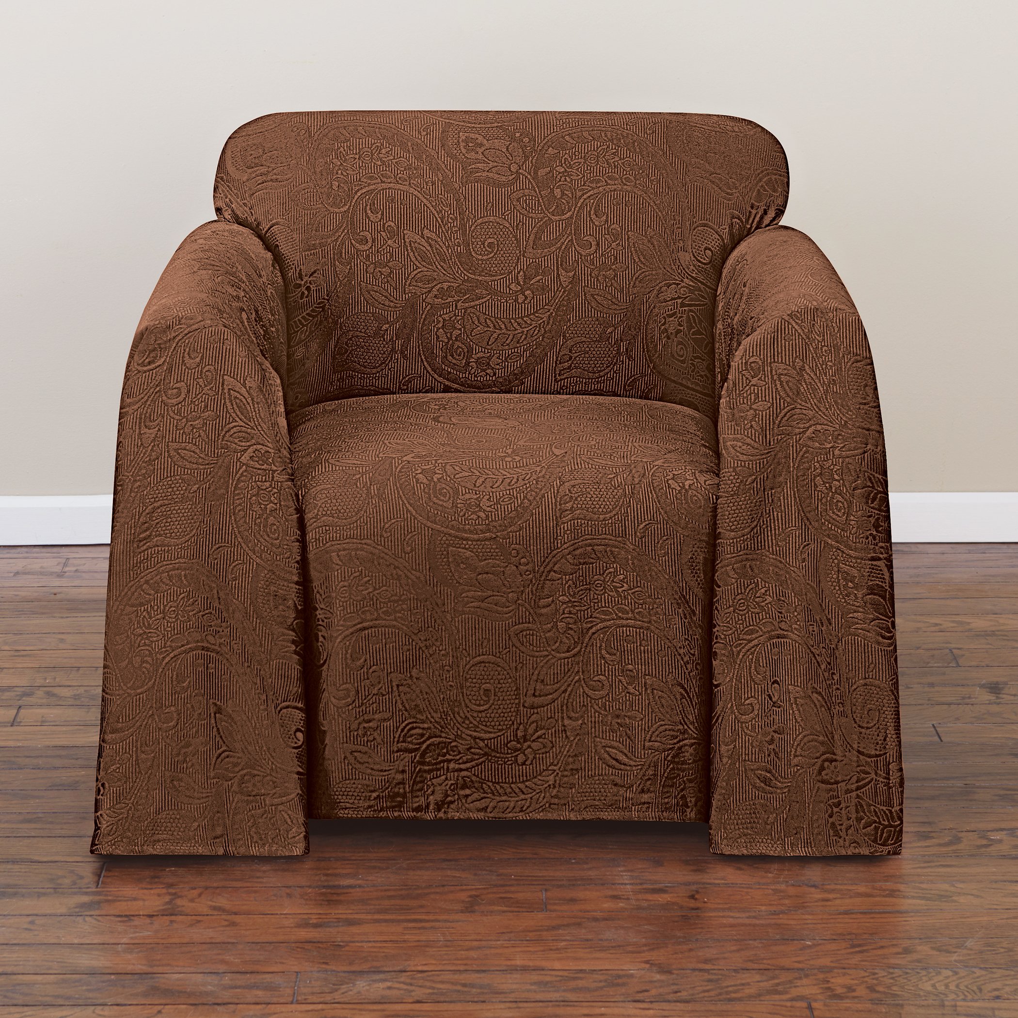 Alexandria Tone-on-Tone Jacquard Design Furniture Throw - Picture 6 of 6
