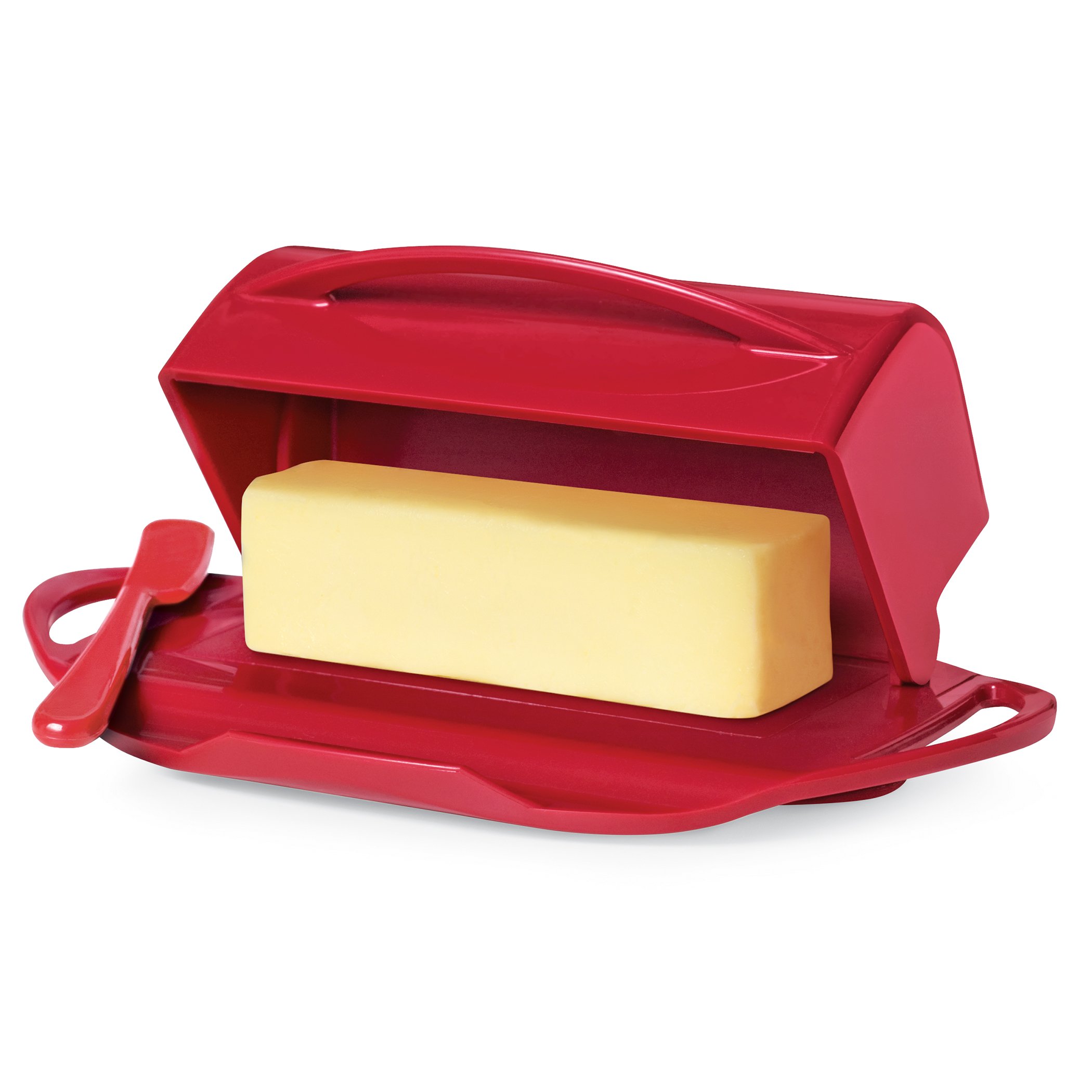 Butterie Skid-Resistant Butter Dish with Flip-Top Lid