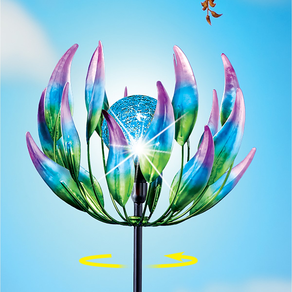 Solar Powered ColorChanging Spinning Flower Garden Stake Collections Etc.