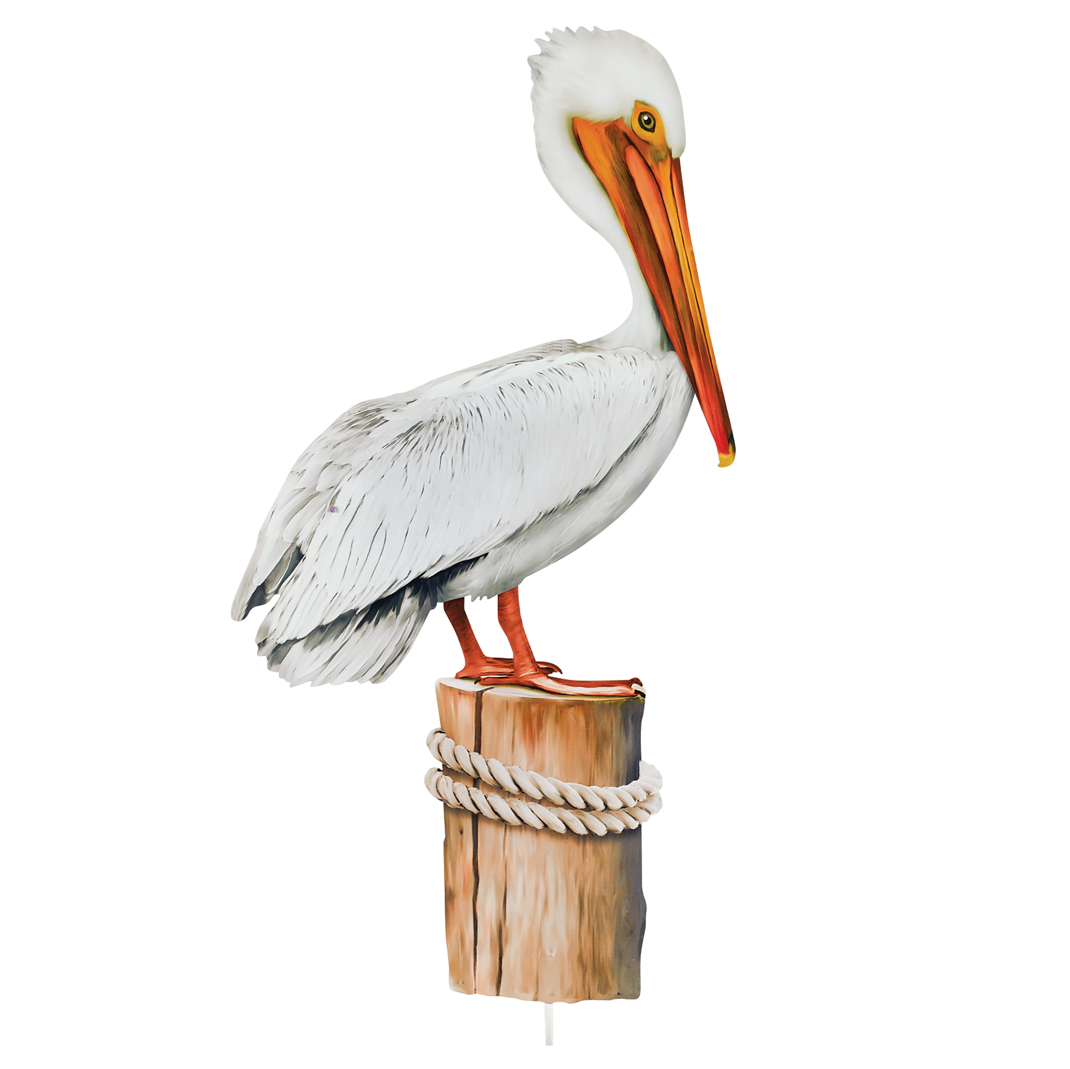 Realistic Pelican Outdoor Garden Stake