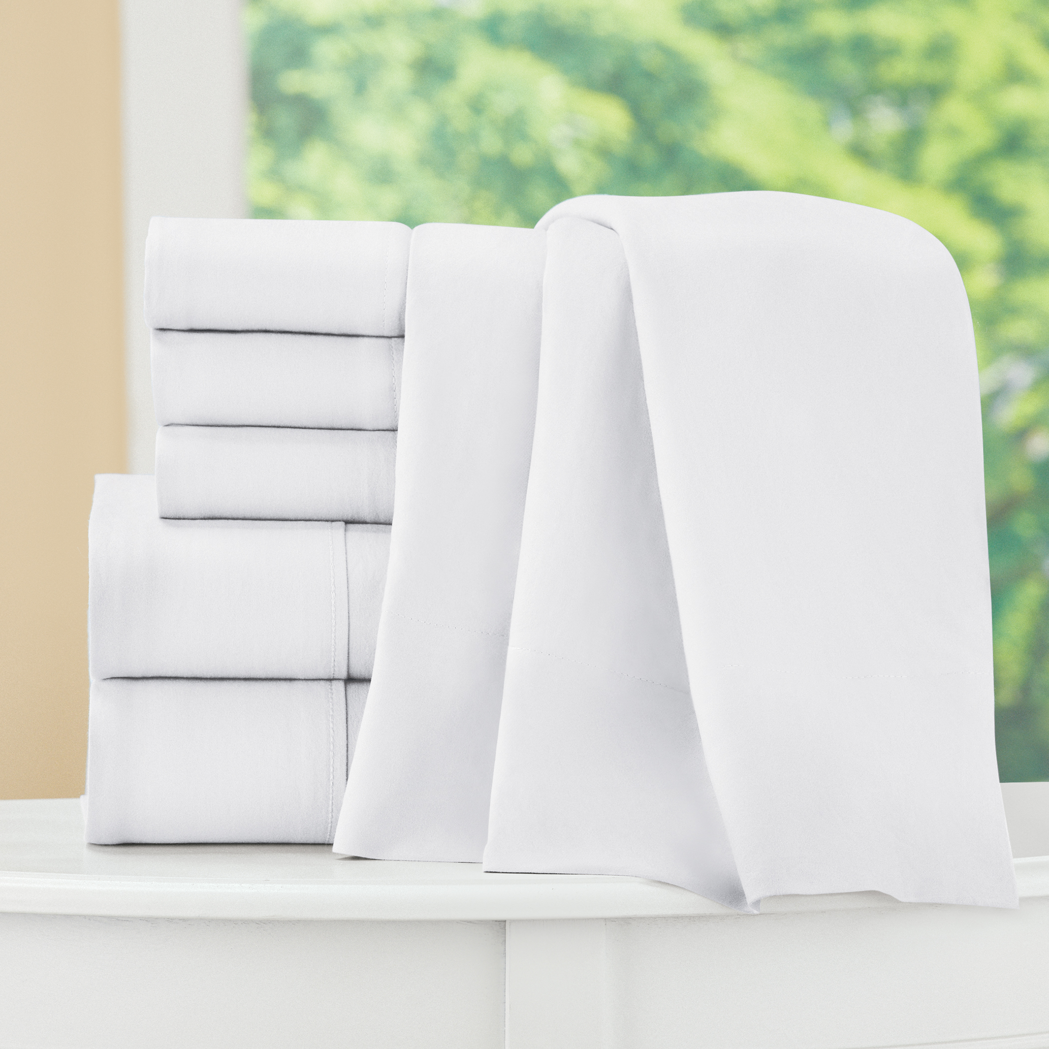 6 Piece Sheet Set - Includes Fitted, Flat, and 4 Pillowcases - Imagen 18 de 18
