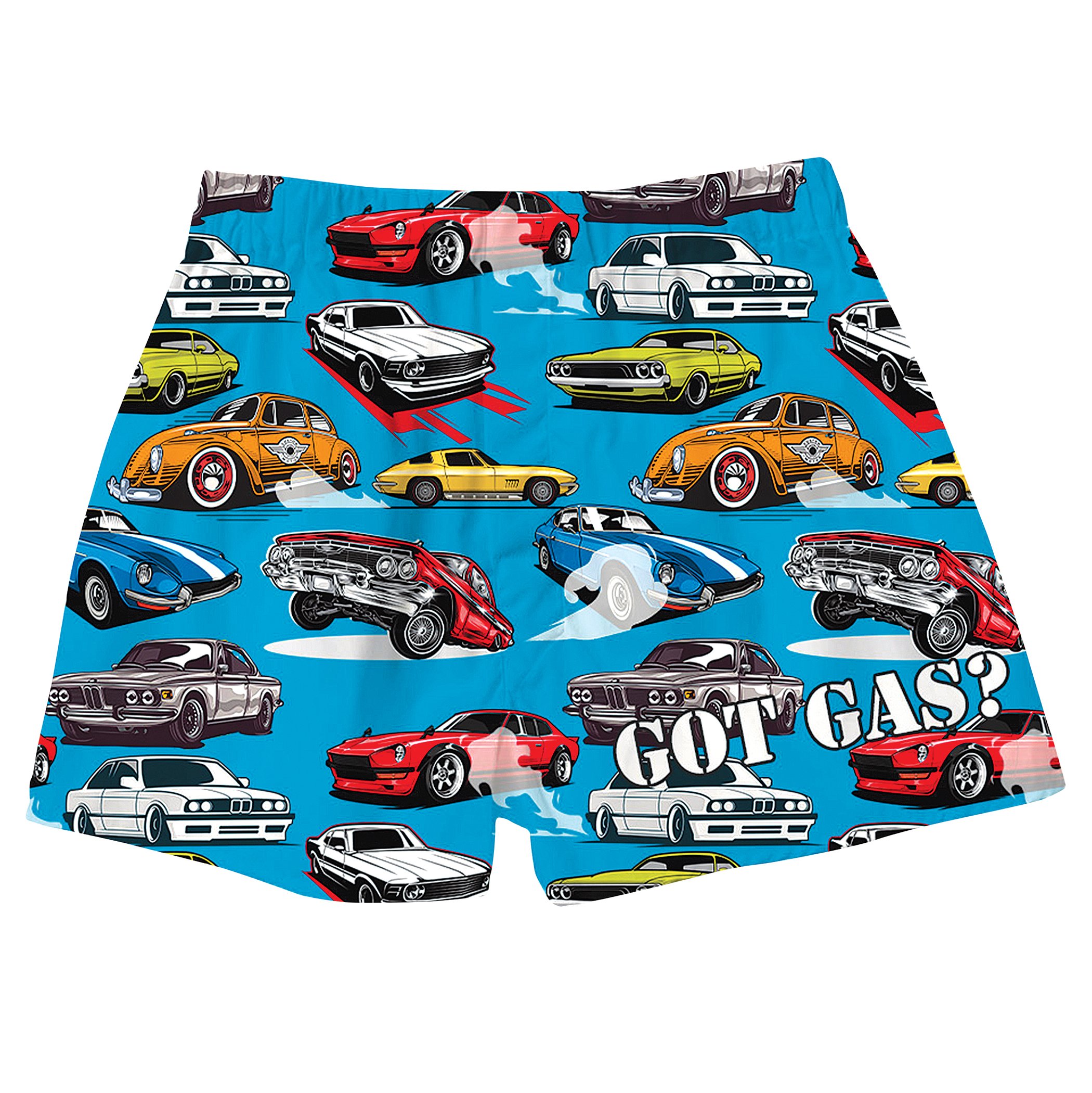 Got Gas Vintage Car Elasticized Waist Soft Breathable Boxers