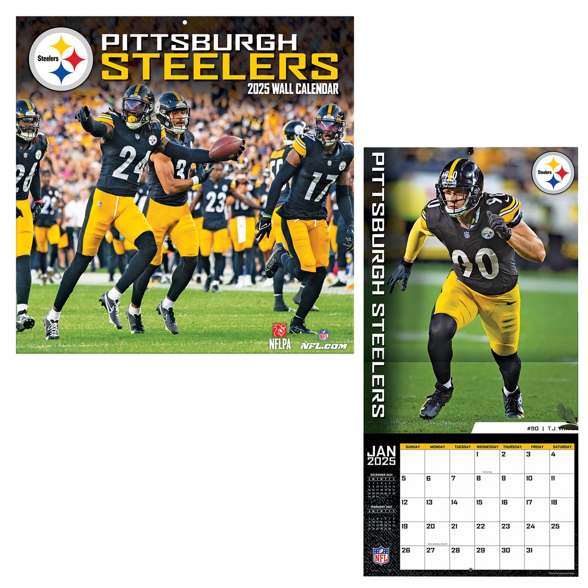 2025 NFL Team 16Month Wall Calendar Collections Etc.