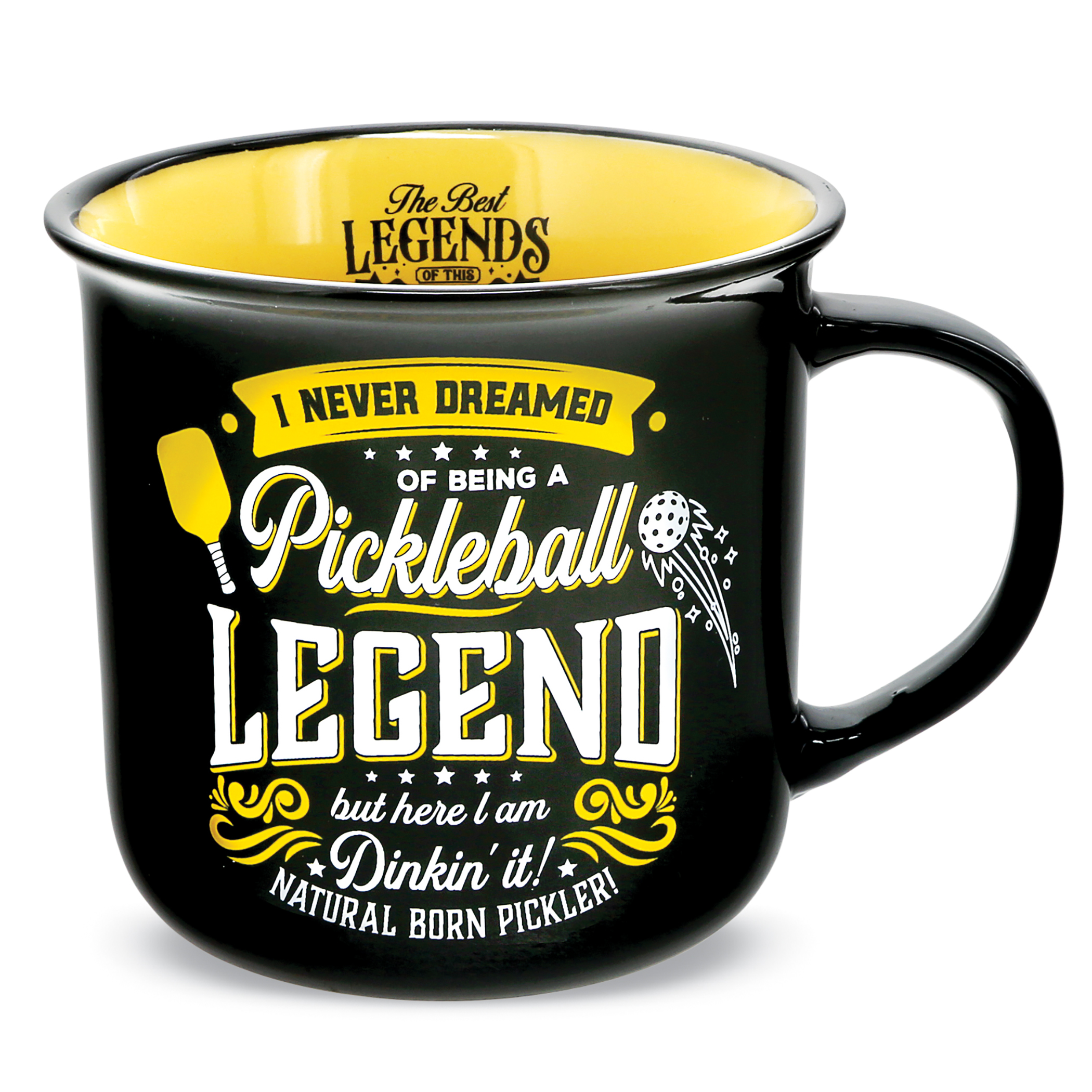 Legends Stoneware 13 oz. Dishwasher Safe Mug 4.75 X 4 X 3.5 Hunting Grey