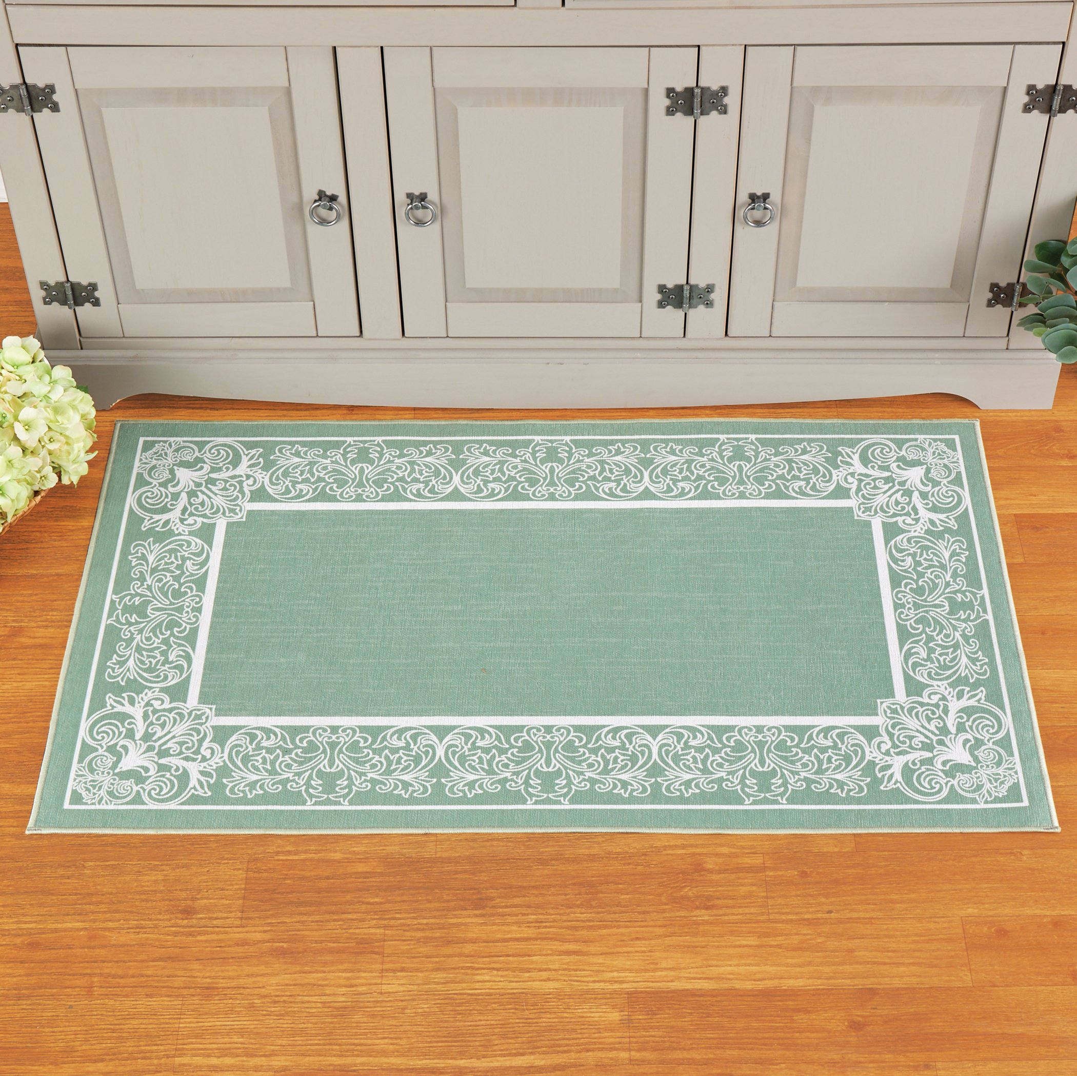 Elegante alfombra antideslizante con borde de desplazamiento - Imagen 10 de 12