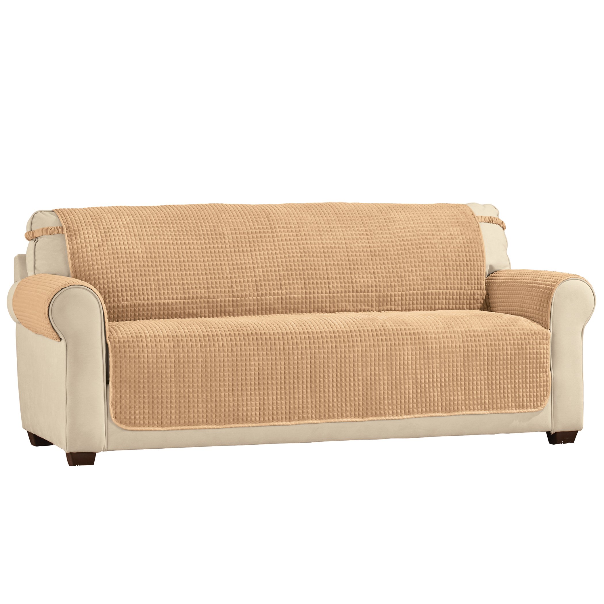 Time Square Quilted Furniture Protector Sofa Camel