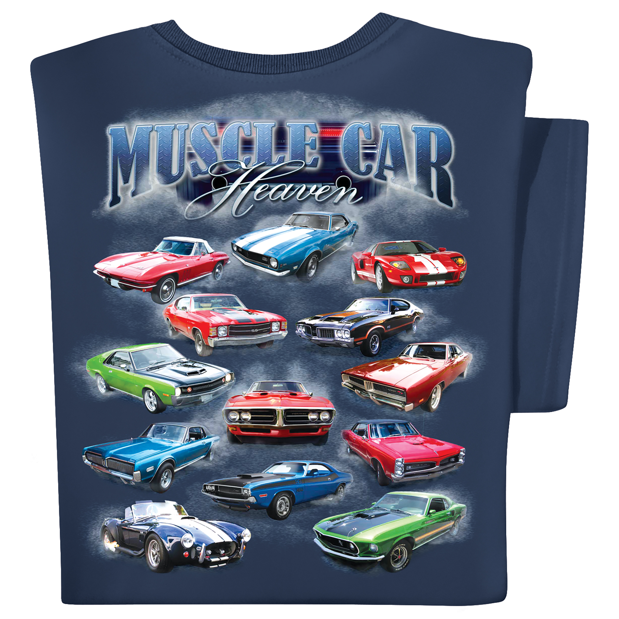 Muscle Car Heaven Short Sleeve Graphic T-Shirt