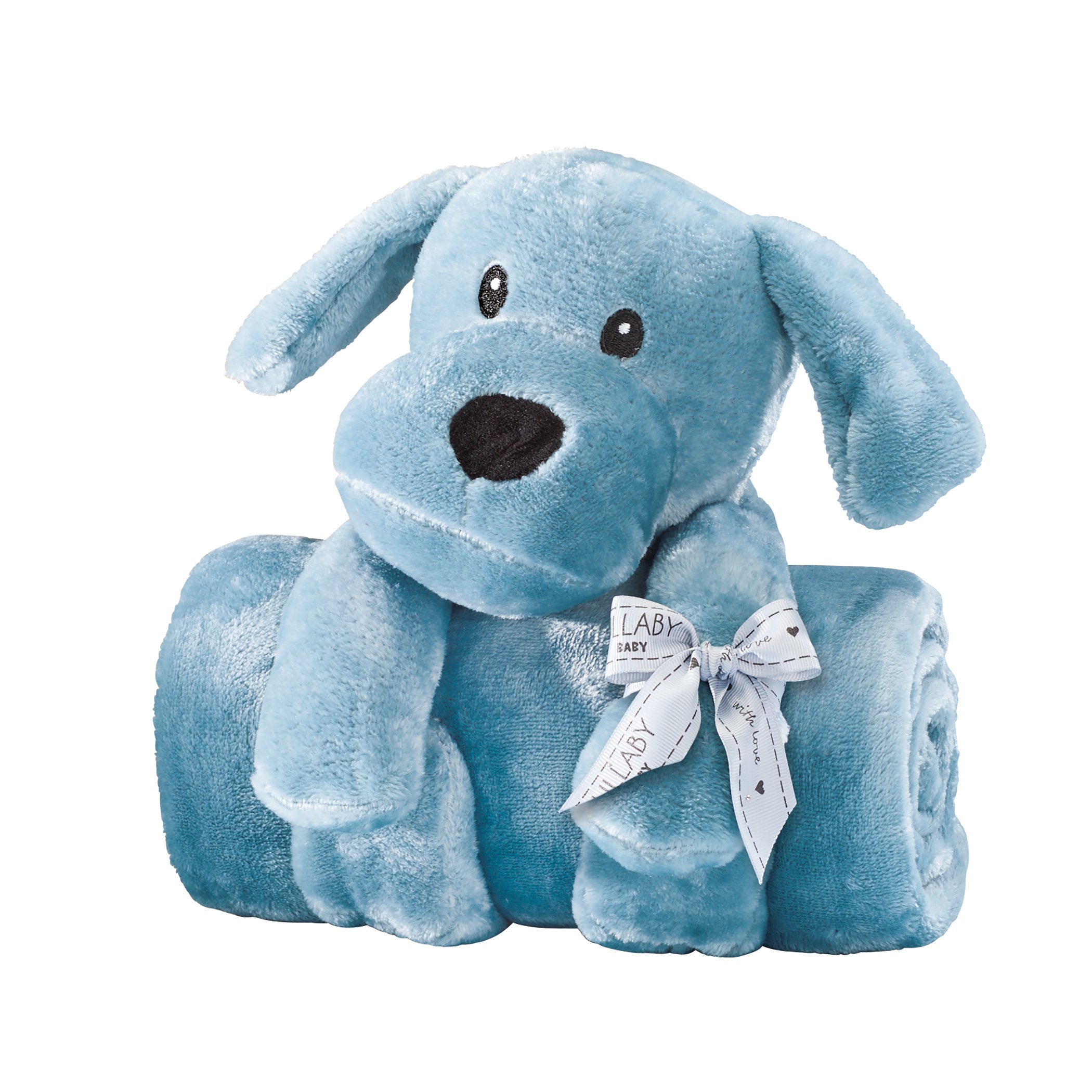 Baby Blanket and Plush Animal 2-Piece Set Dog