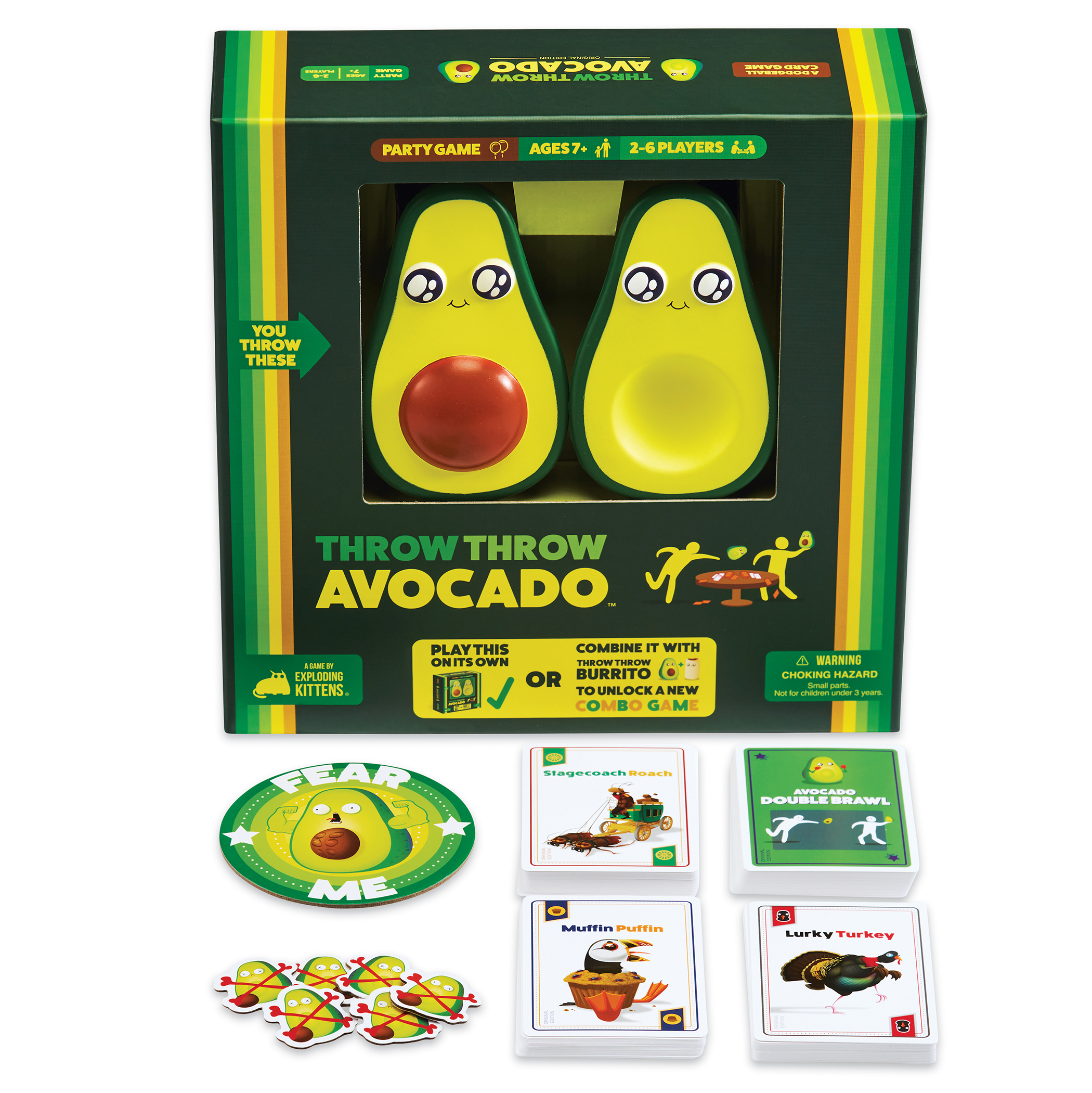 Throw Throw Avocado Dodgeball Card Game