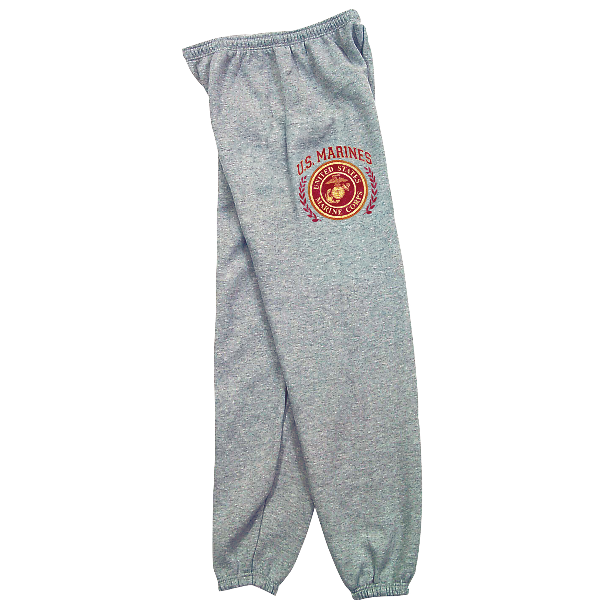 Military Branch Durable Cotton Fleece Sweatpants Large Women Marines