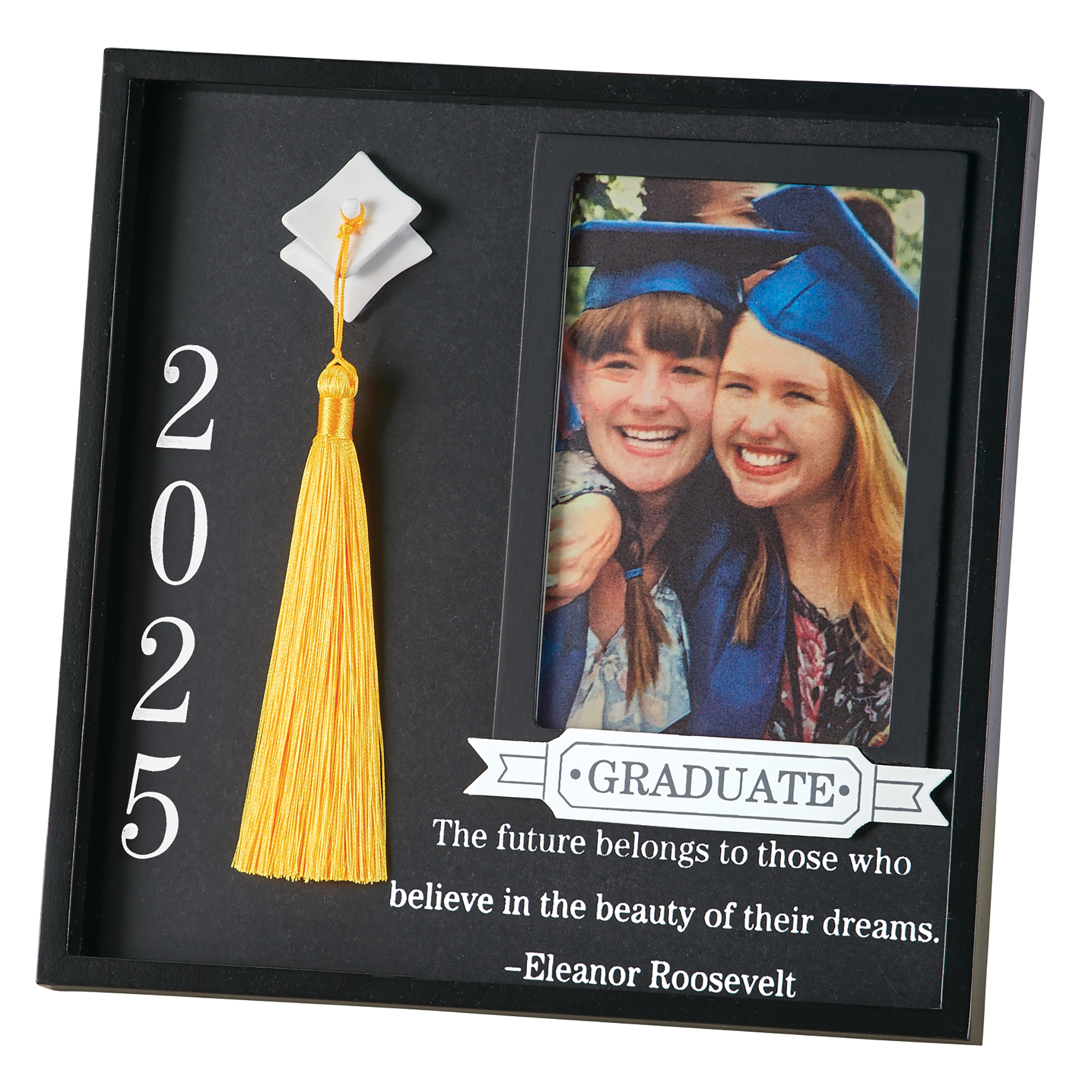 2025 Graduation Keepsake Picture Frame Black