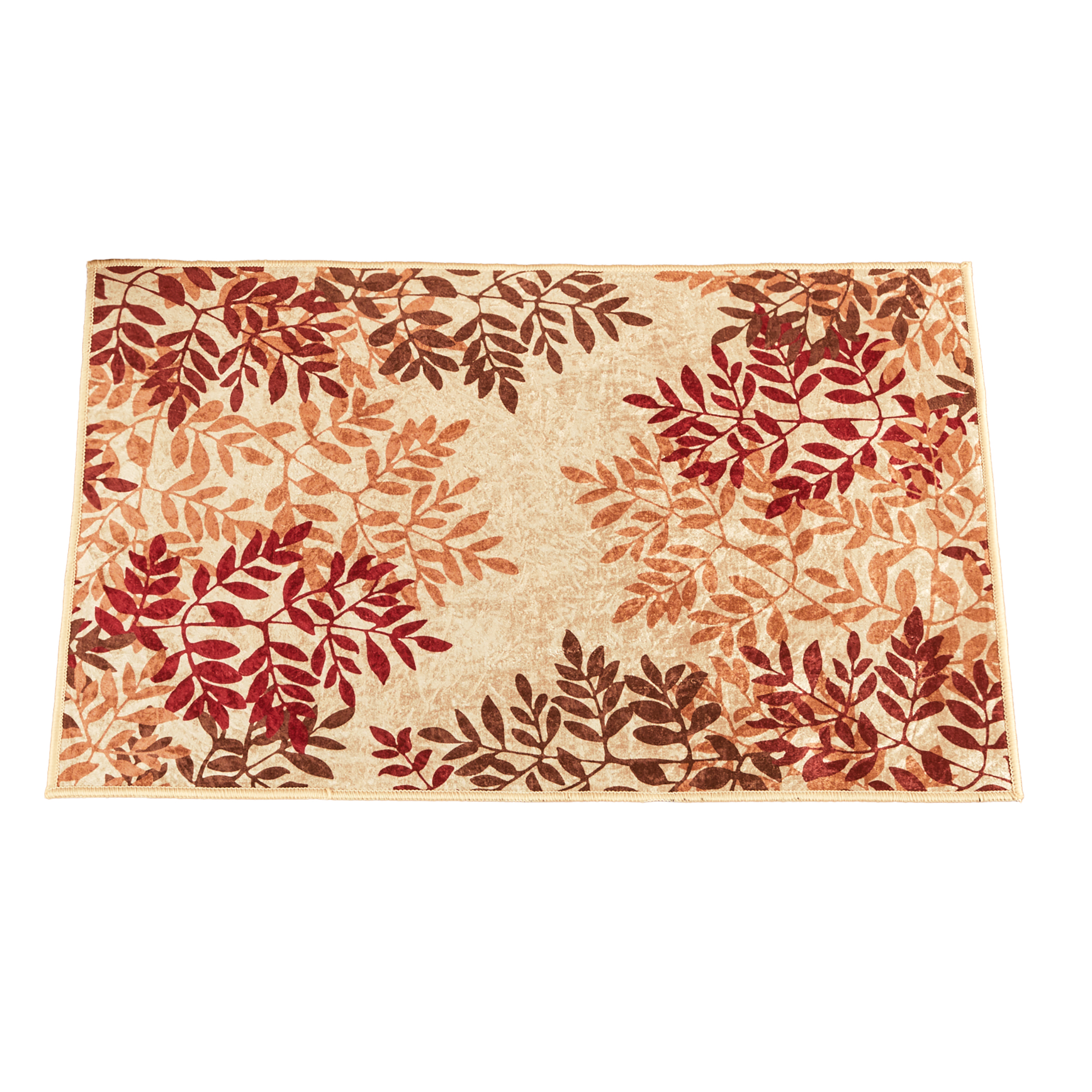 Beautiful Leafy Branches Design Accent Rug 20" x 30", 20" x 30"