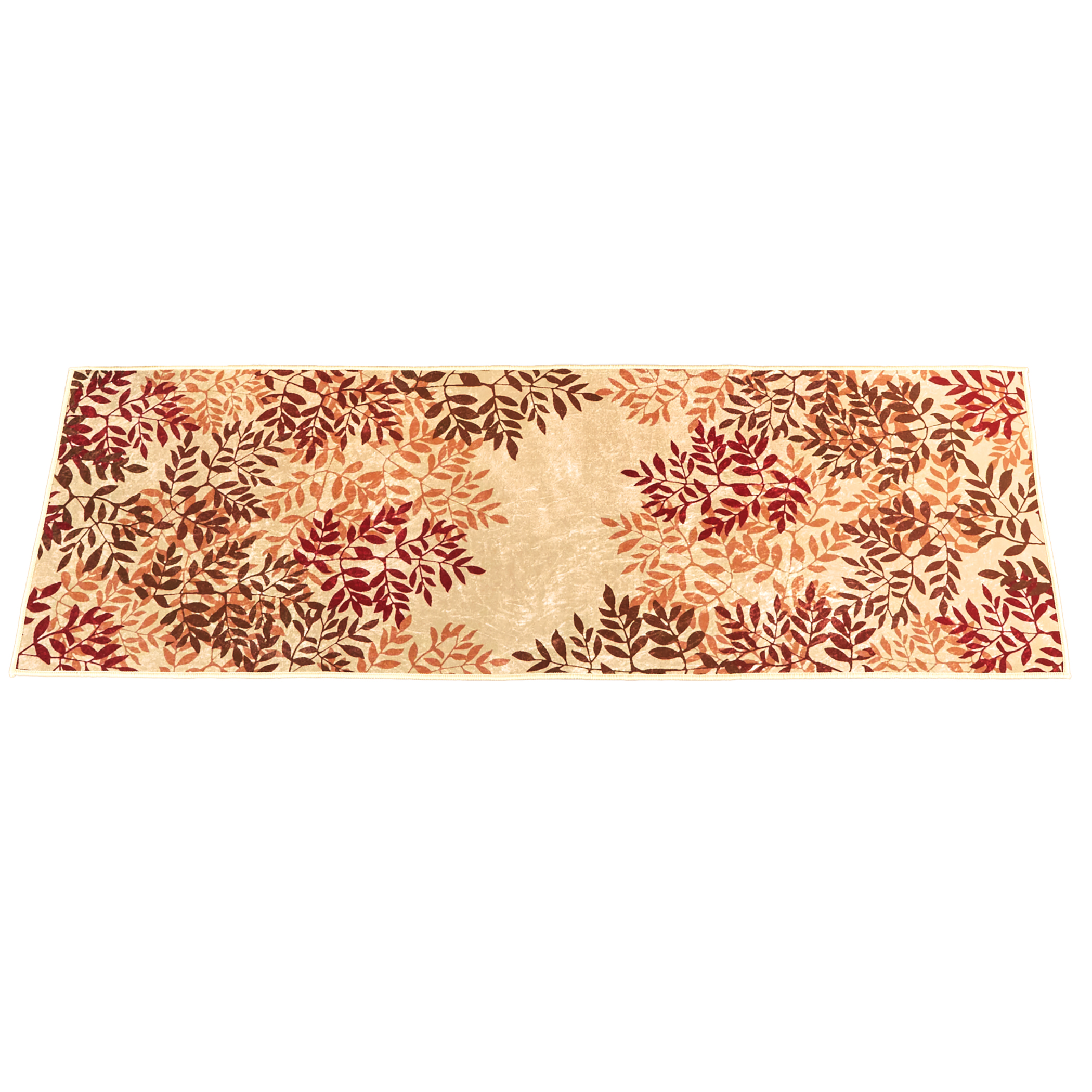 Beautiful Leafy Branches Design Accent Rug 20" x 59", 20" x 59"