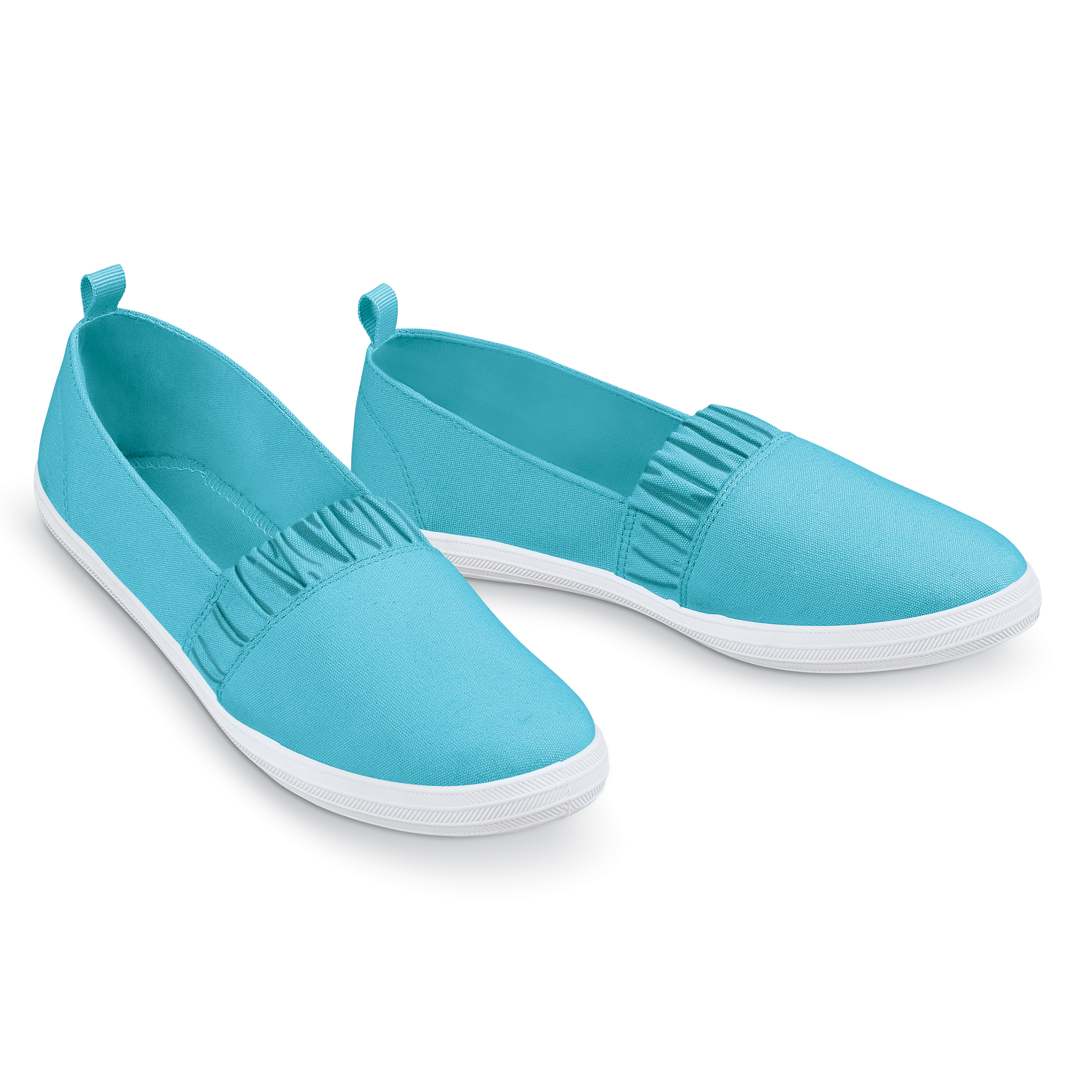 Easy-On Stretch Inset Padded Insoles Sneakers 11 Women Turquoise