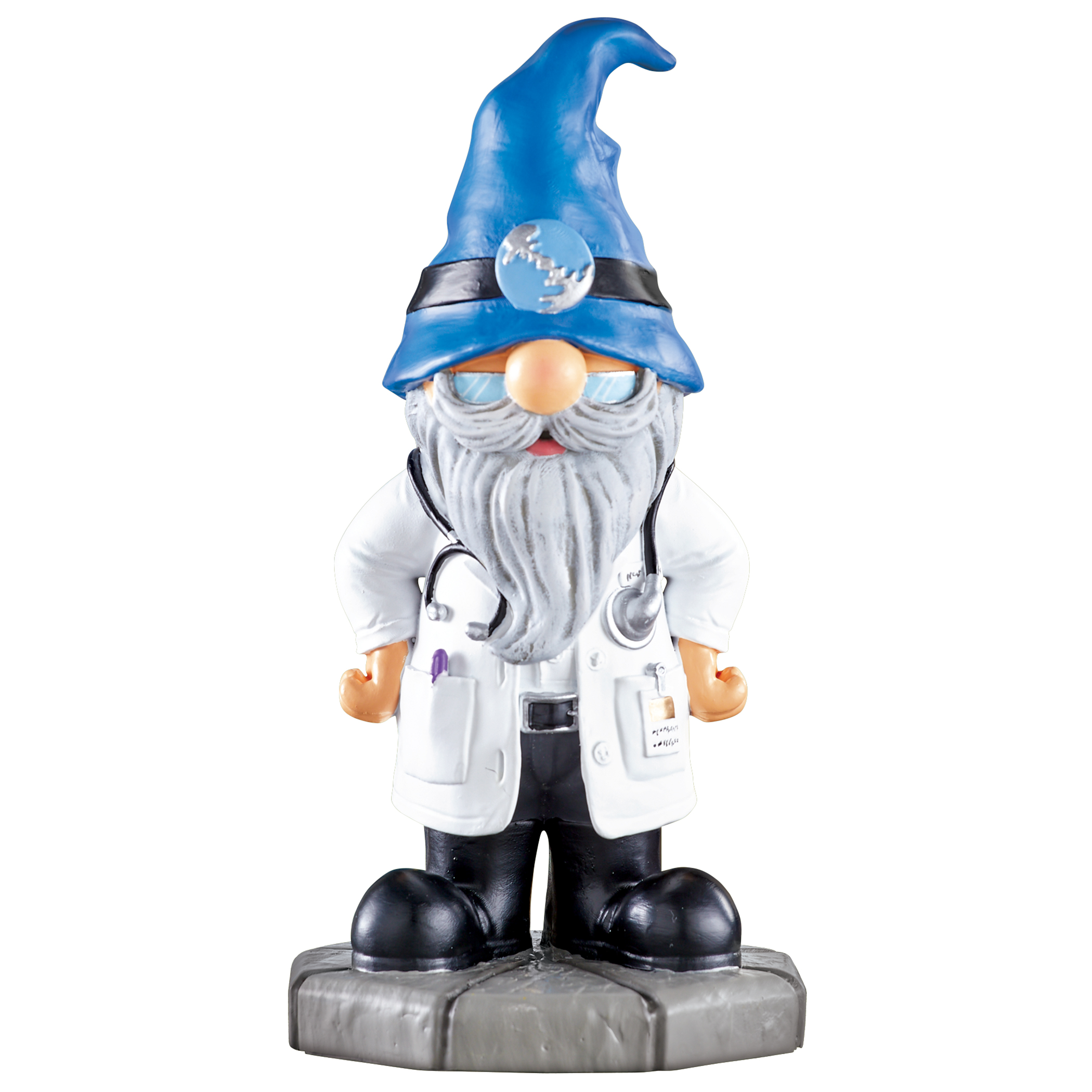 Hand-Painted Doctor Gnome Decorative Statue