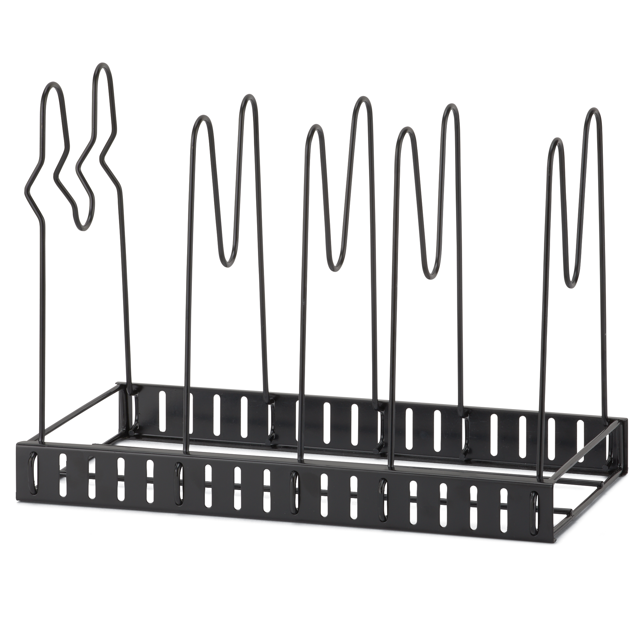 Adjustable Pots and Pans Metal Cabinet Organizer