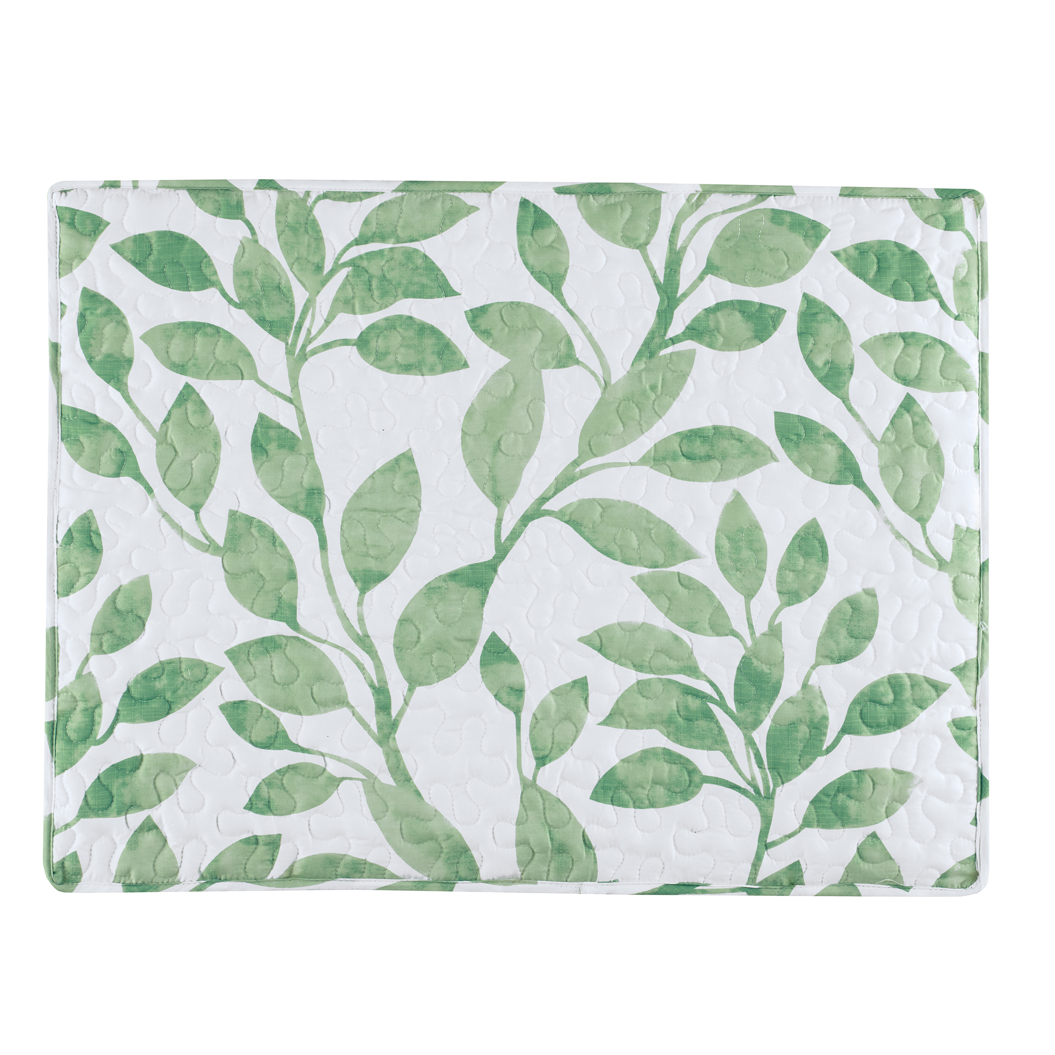 Brady Reversible Oversized Two-Tone Leaf Design Pillow Sham Sham Gender Neutral Sage