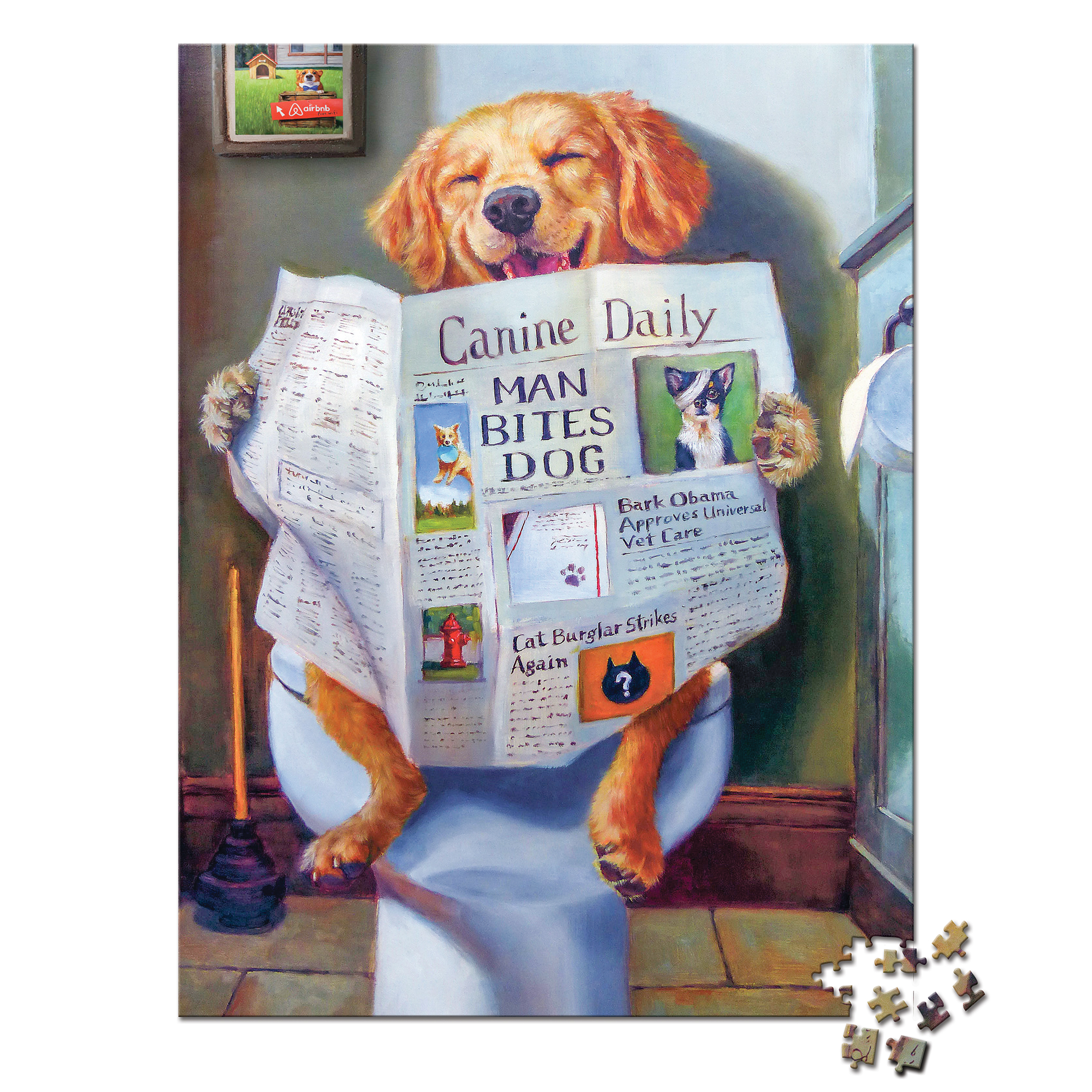 Dog Gone Funny 750-Piece Jigsaw Puzzle