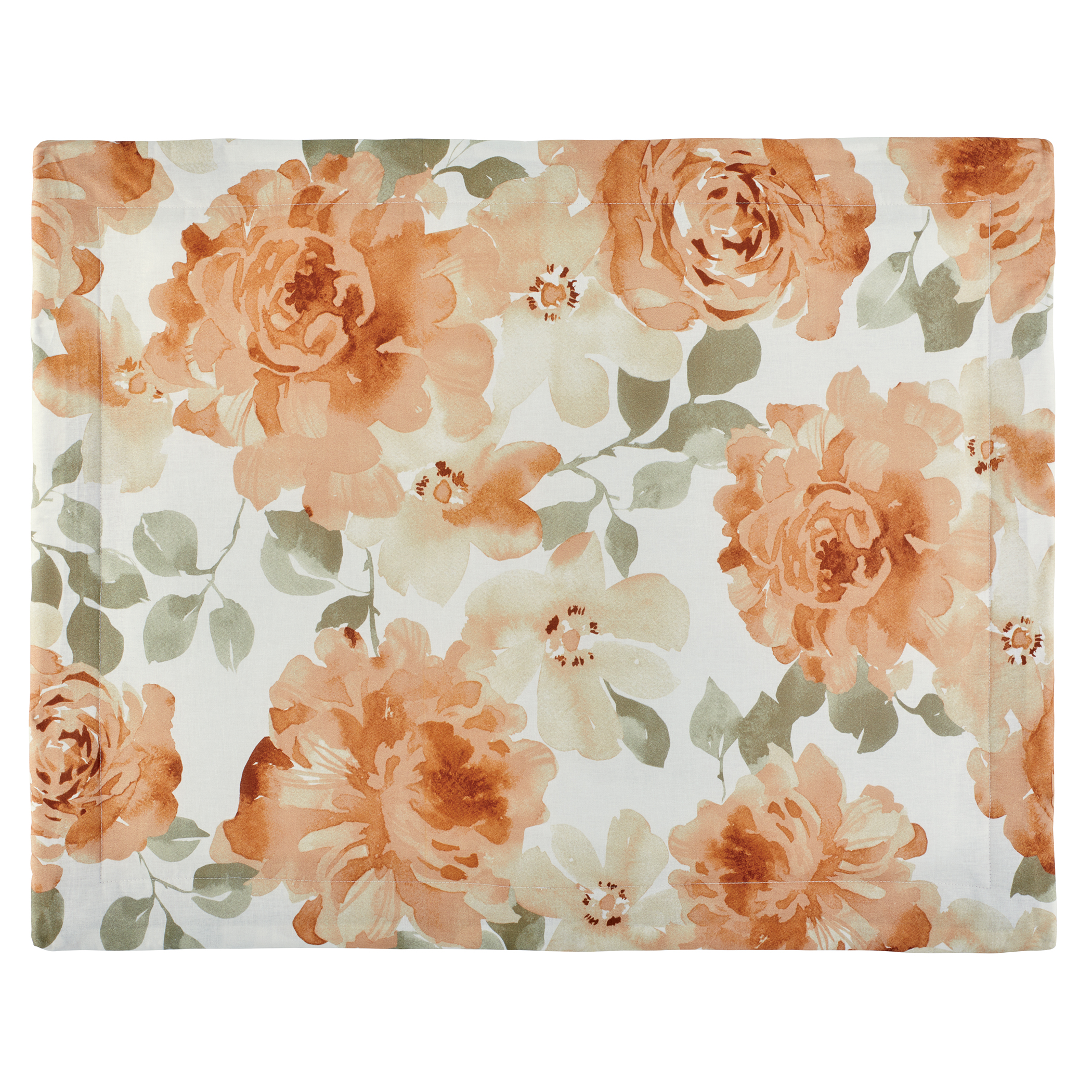 Lovely Maeve Floral Print Quilted Pillow Sham Gender Neutral