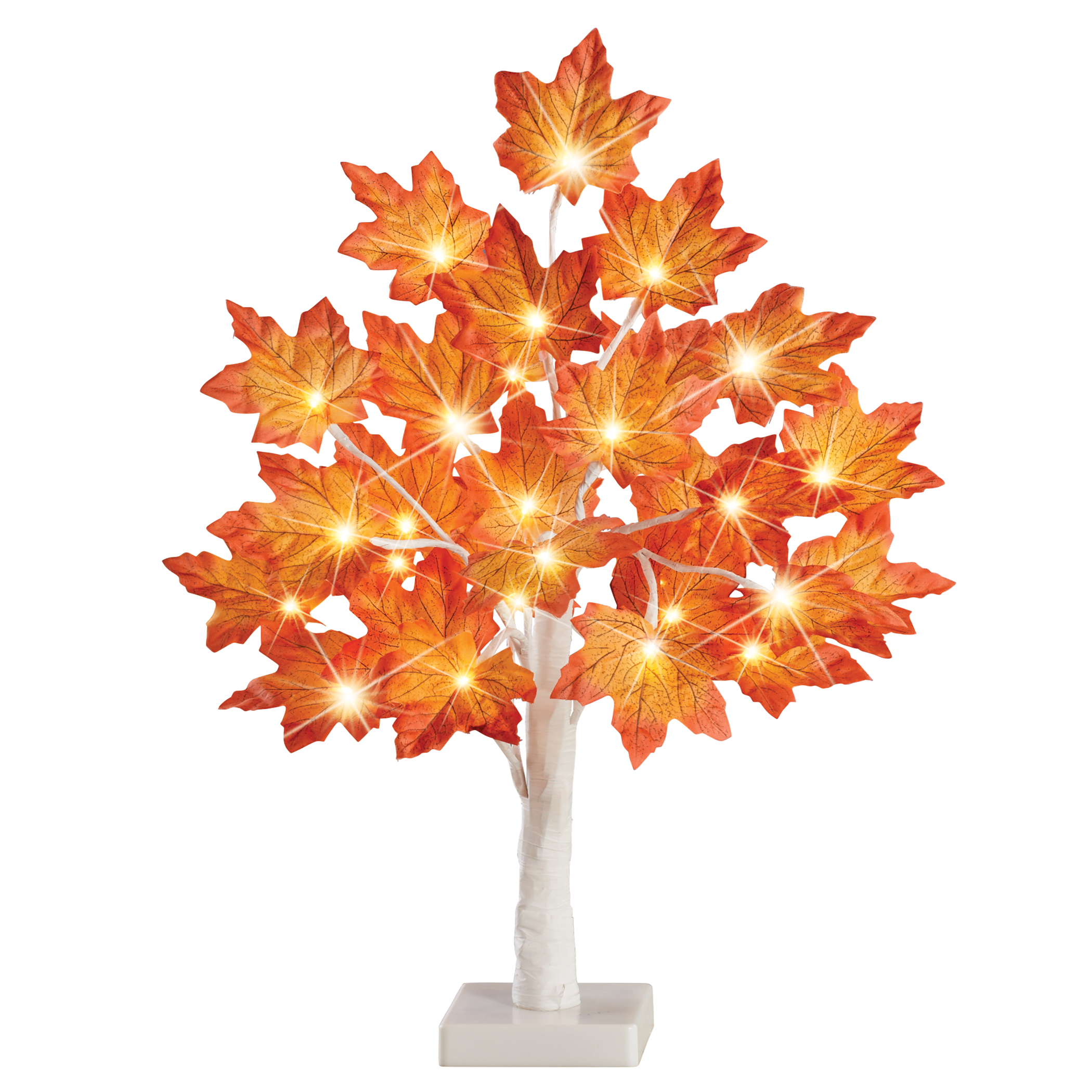 LED Lighted Artificial Autumn Maple Tabletop Tree