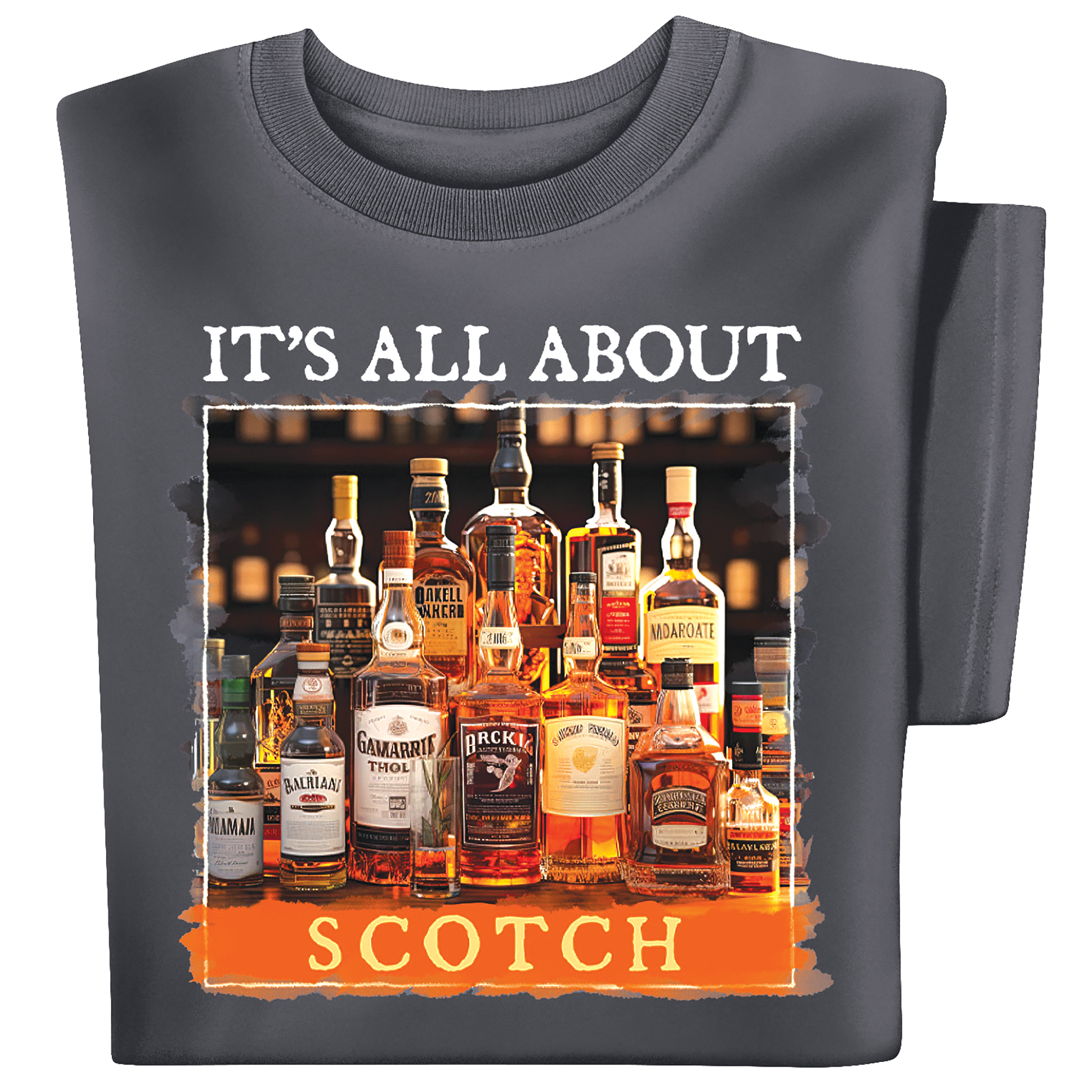 It's All About Beer/ Scotch/ Bourbon Short Sleeve Graphic Tee XX-Large scotch