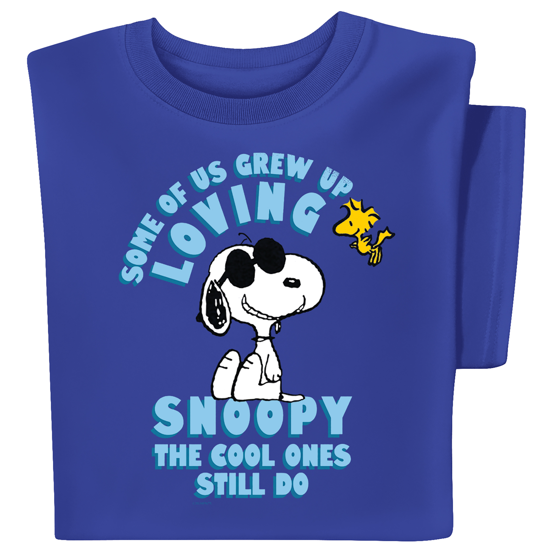 Peanuts Love Snoopy Short Sleeve Graphic T-Shirt Medium Gender Neutral Cobalt