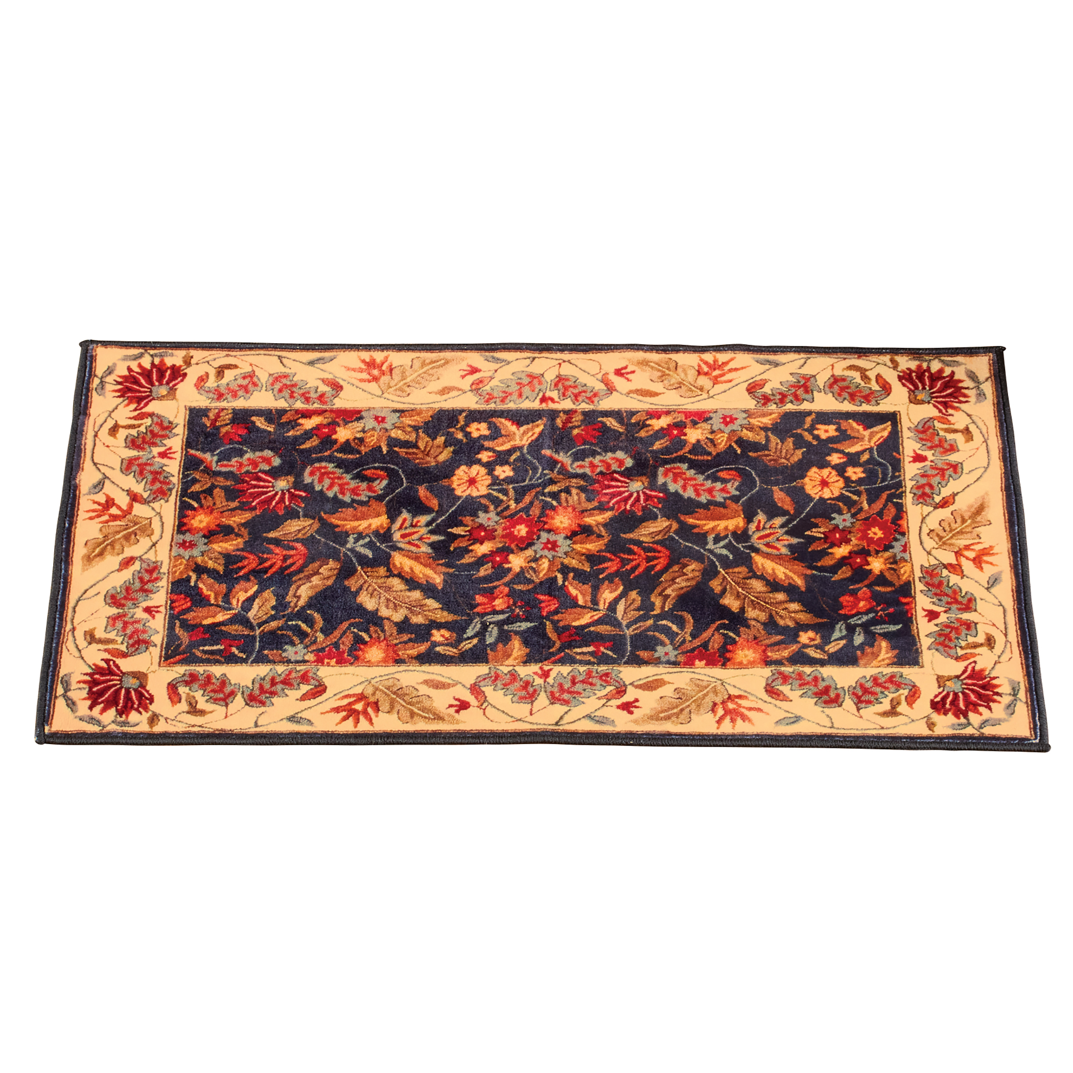 Ultra Soft Fall Floral and Leaves Accent Rug 20" x 30", 20" x 30"