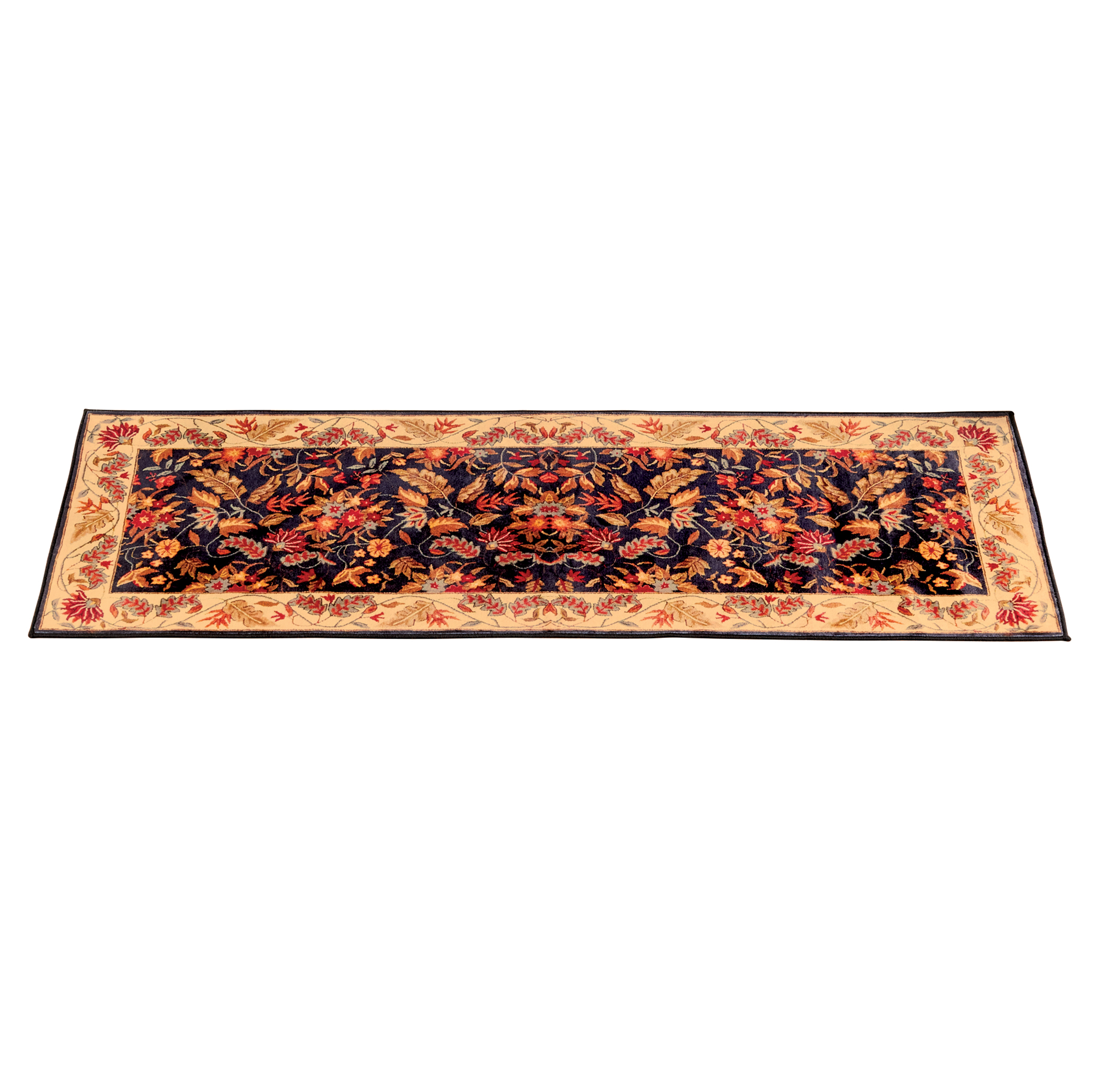 Ultra Soft Fall Floral and Leaves Accent Rug 22" x 60", 22" x 60"