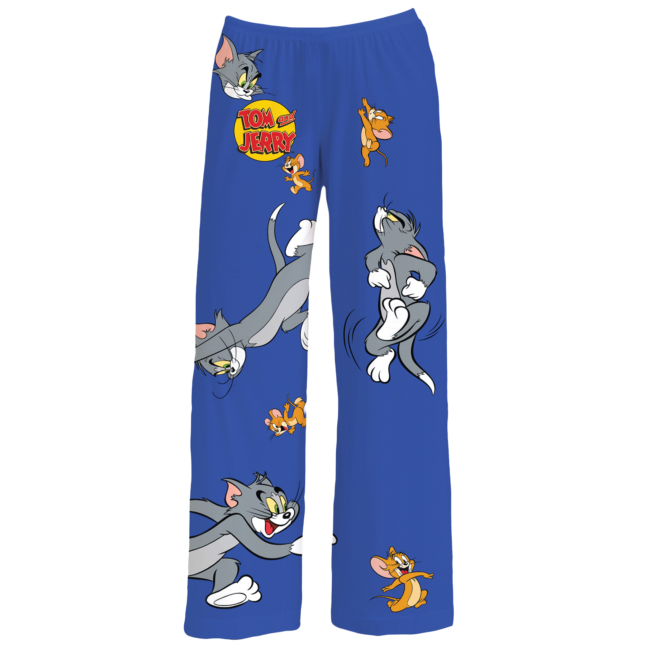 Cartoon Tom & Jerry Comfy Lounge Pants Medium Gender Neutral Multicolor