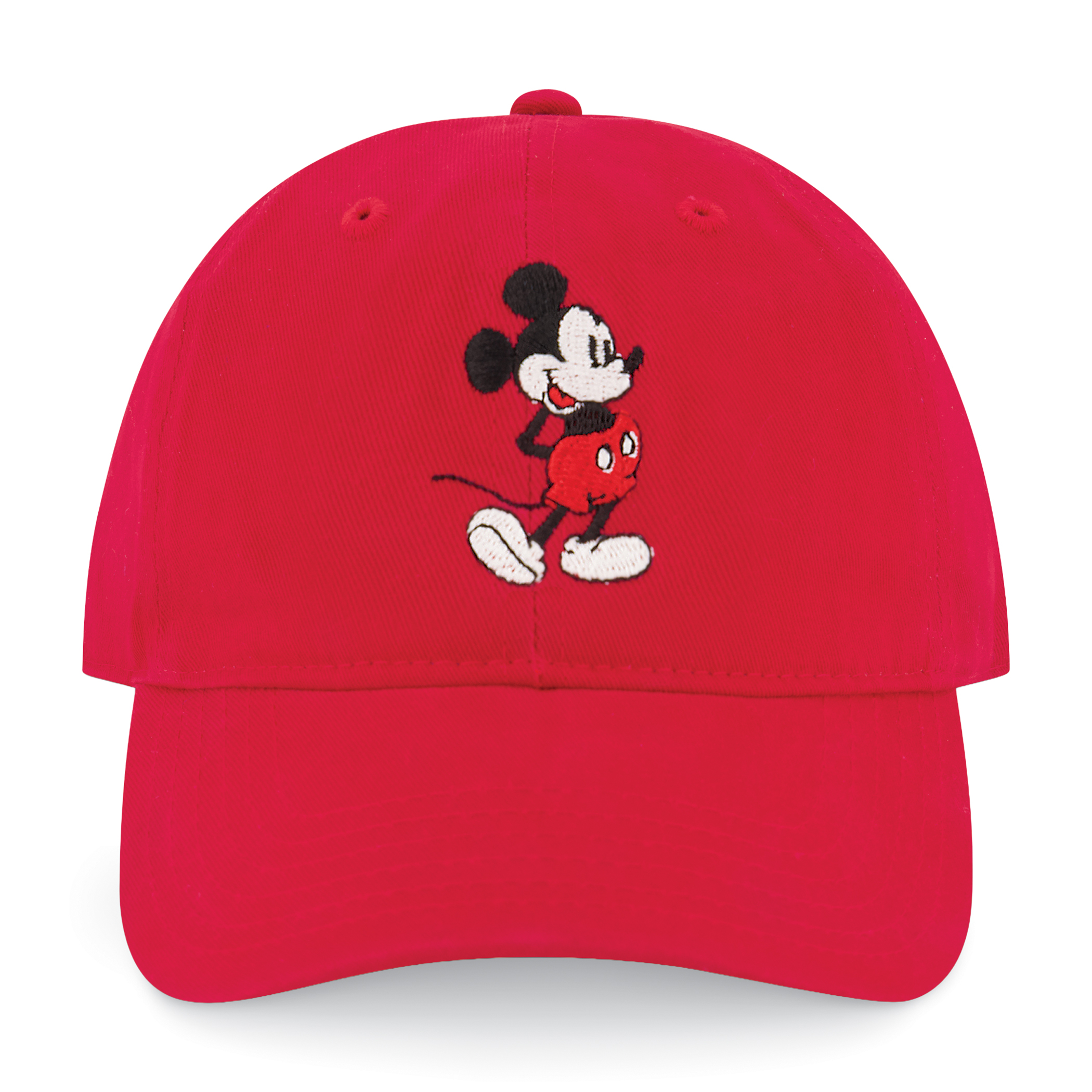 Mickey Mouse Adjustable Baseball Hat Gender Neutral Red