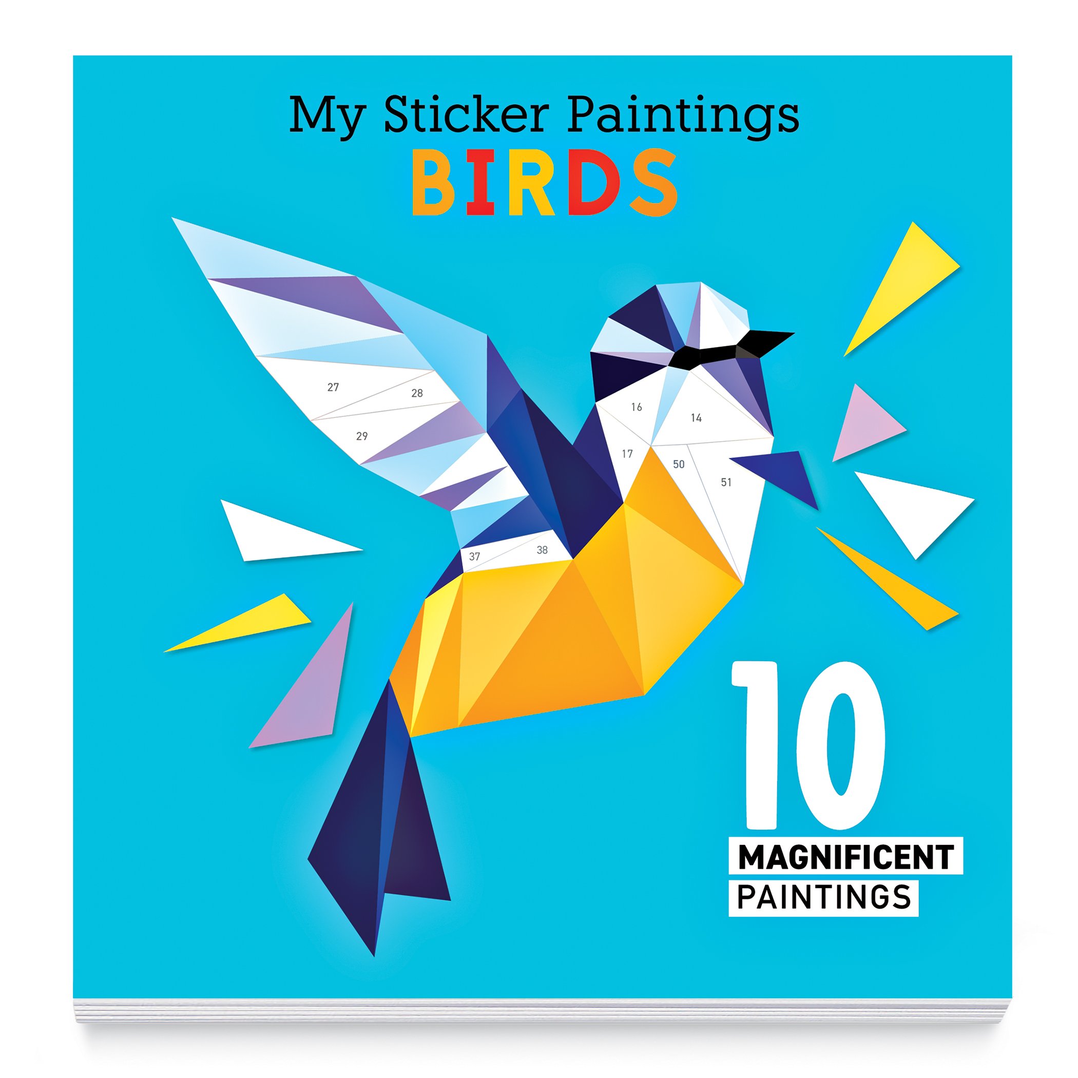 My Sticker Paintings Birds Softcover Sticker Book