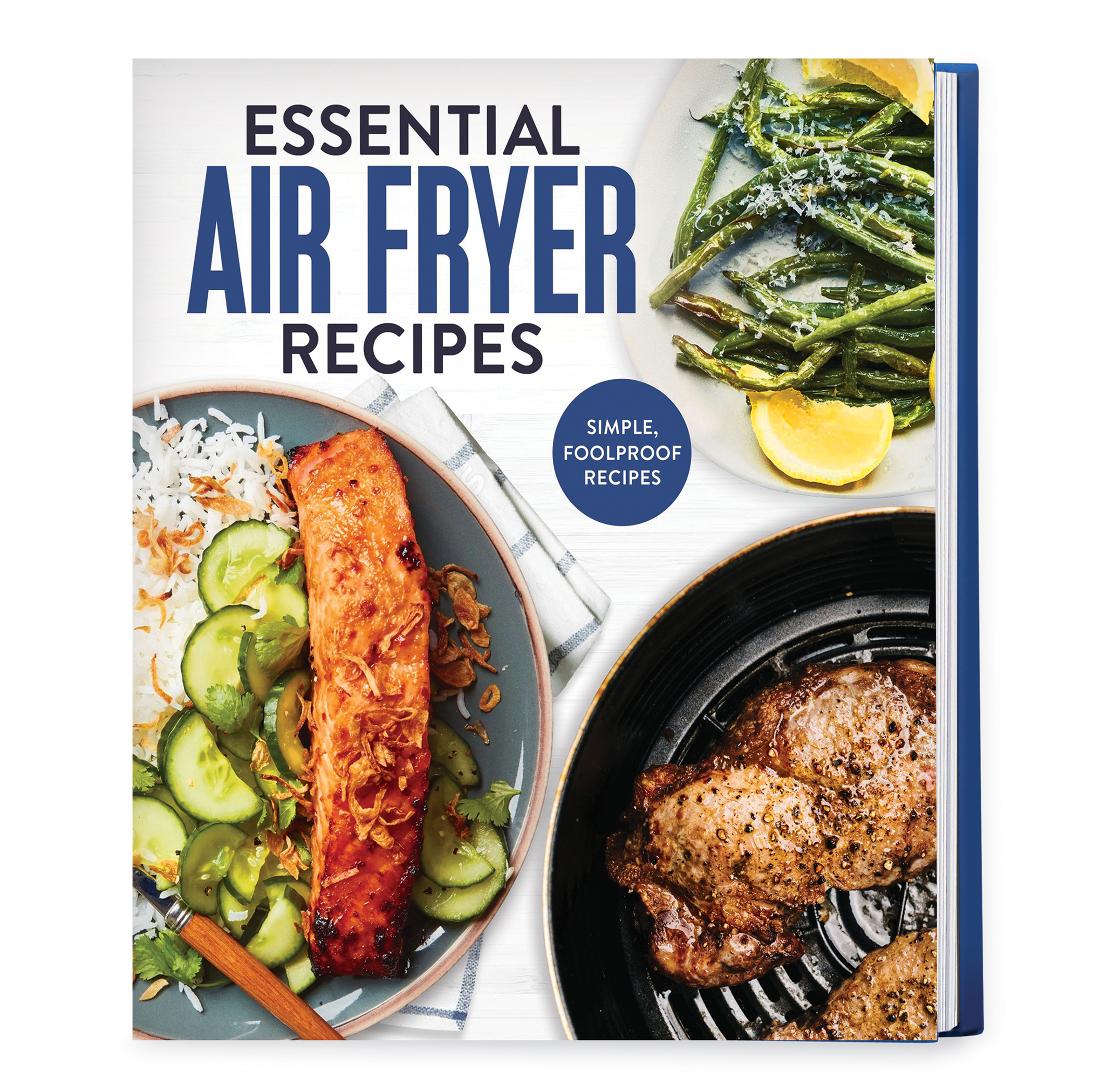 Essential Air Fryer Recipes Hardcover Cookbook