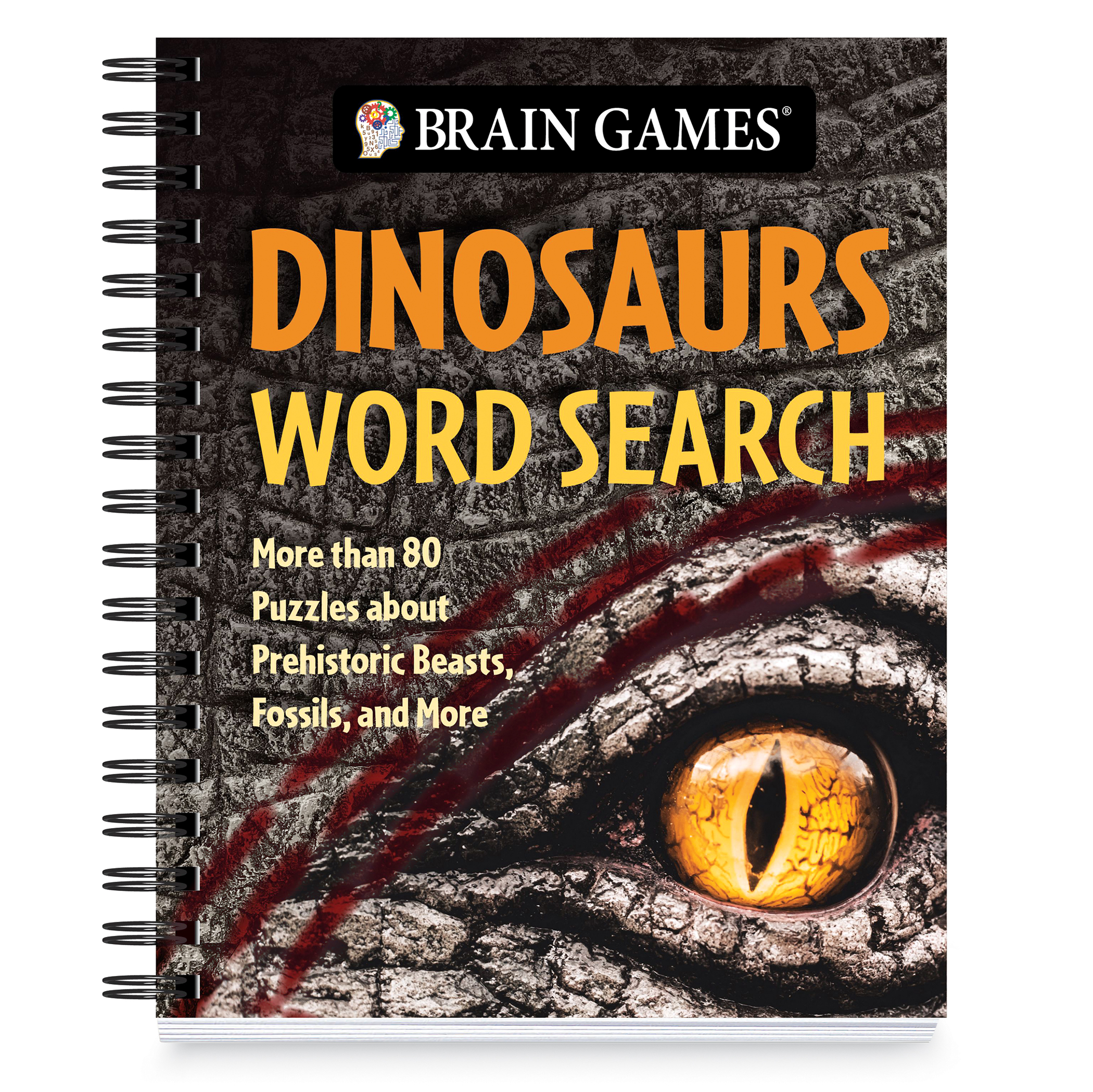 Brain Games Dinosaurs Word Search Puzzle Book