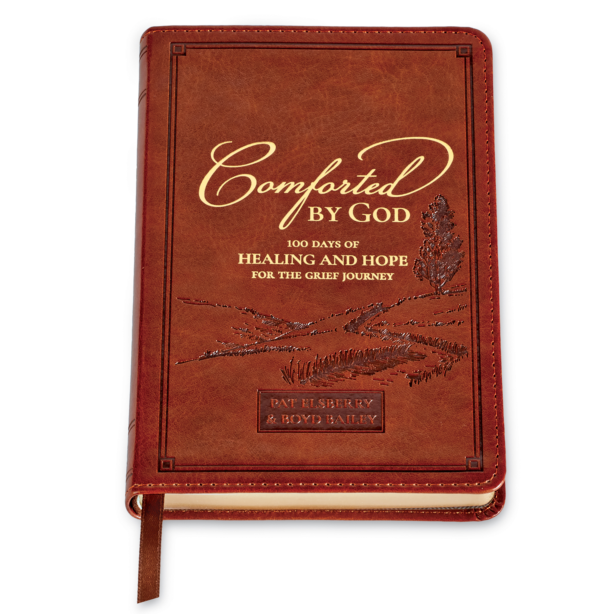 Comforted by God Faux Leather Cover Devotional Book
