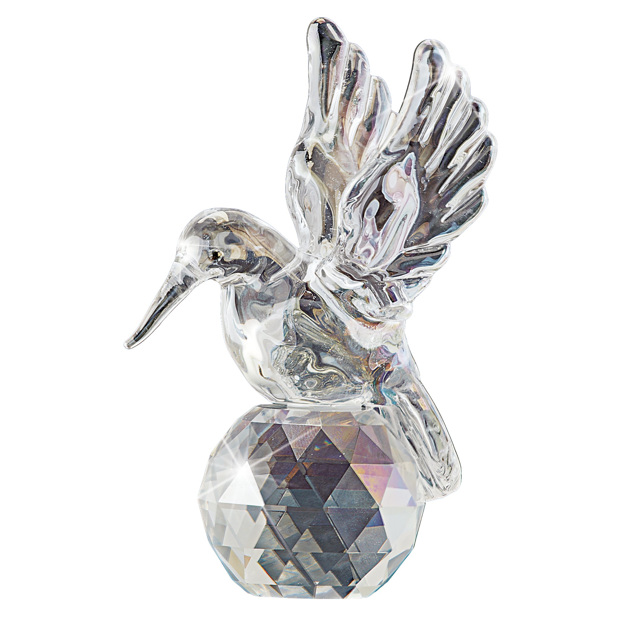 Beautiful Crystal Hummingbird Tabletop Decoration