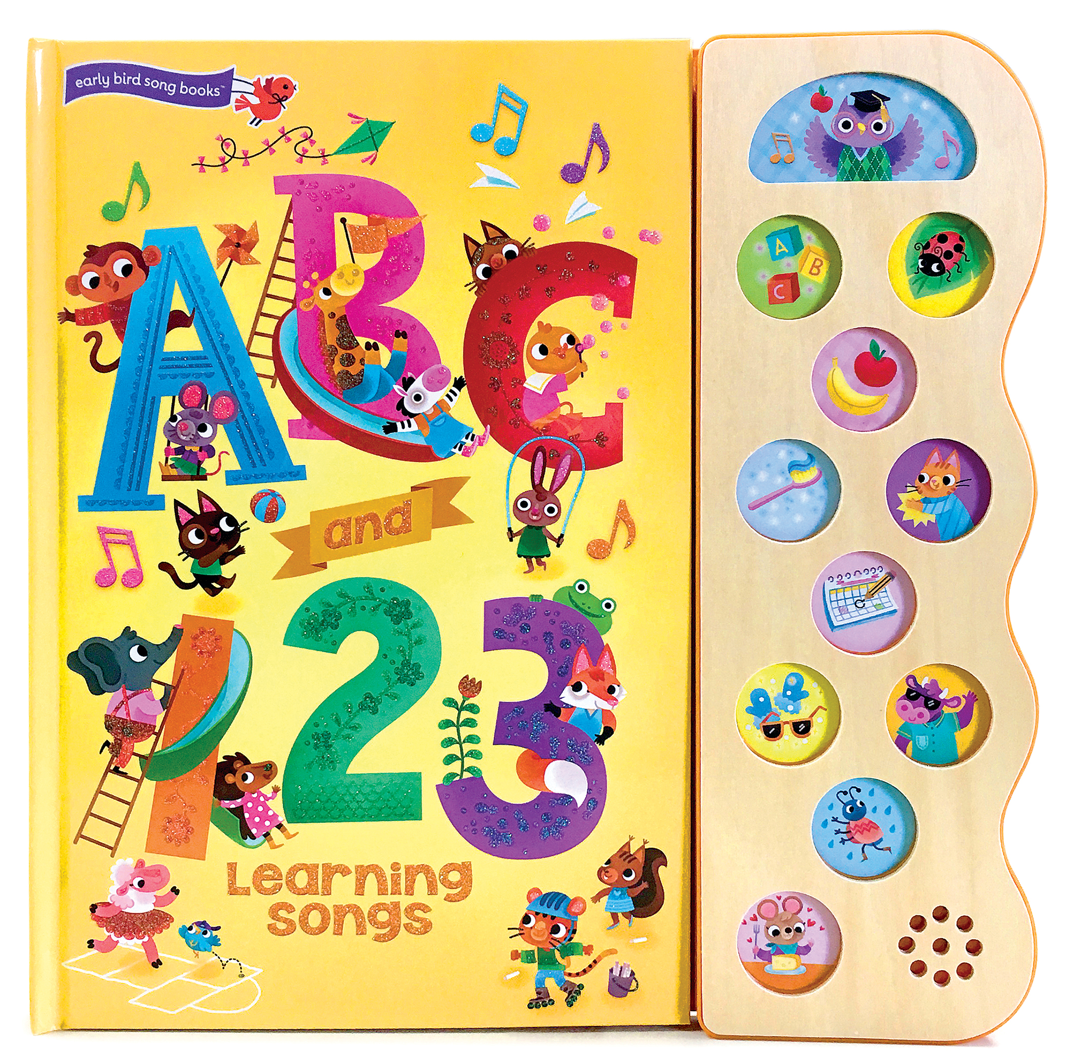 ABC and 123 Interactive Sound Children's Board Book