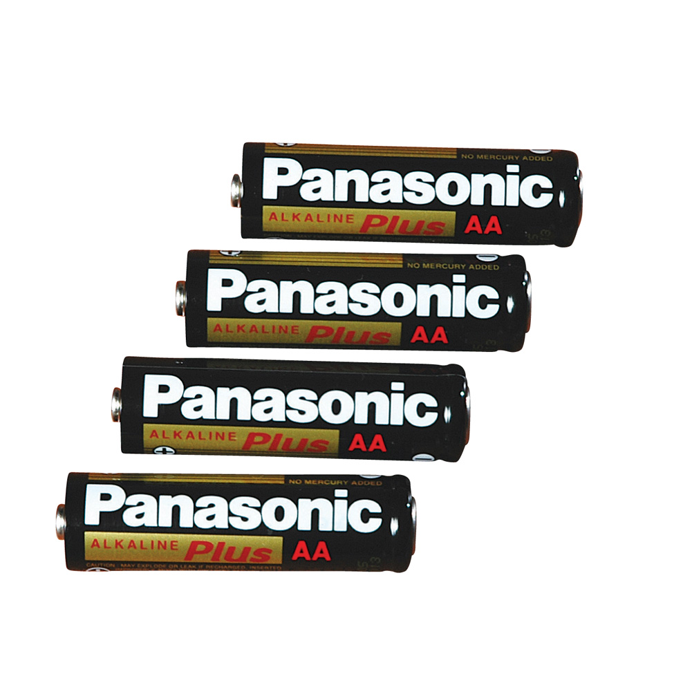 Panasonic Alkaline Plus Long-Lasting AA Battery Packs AA 4PK