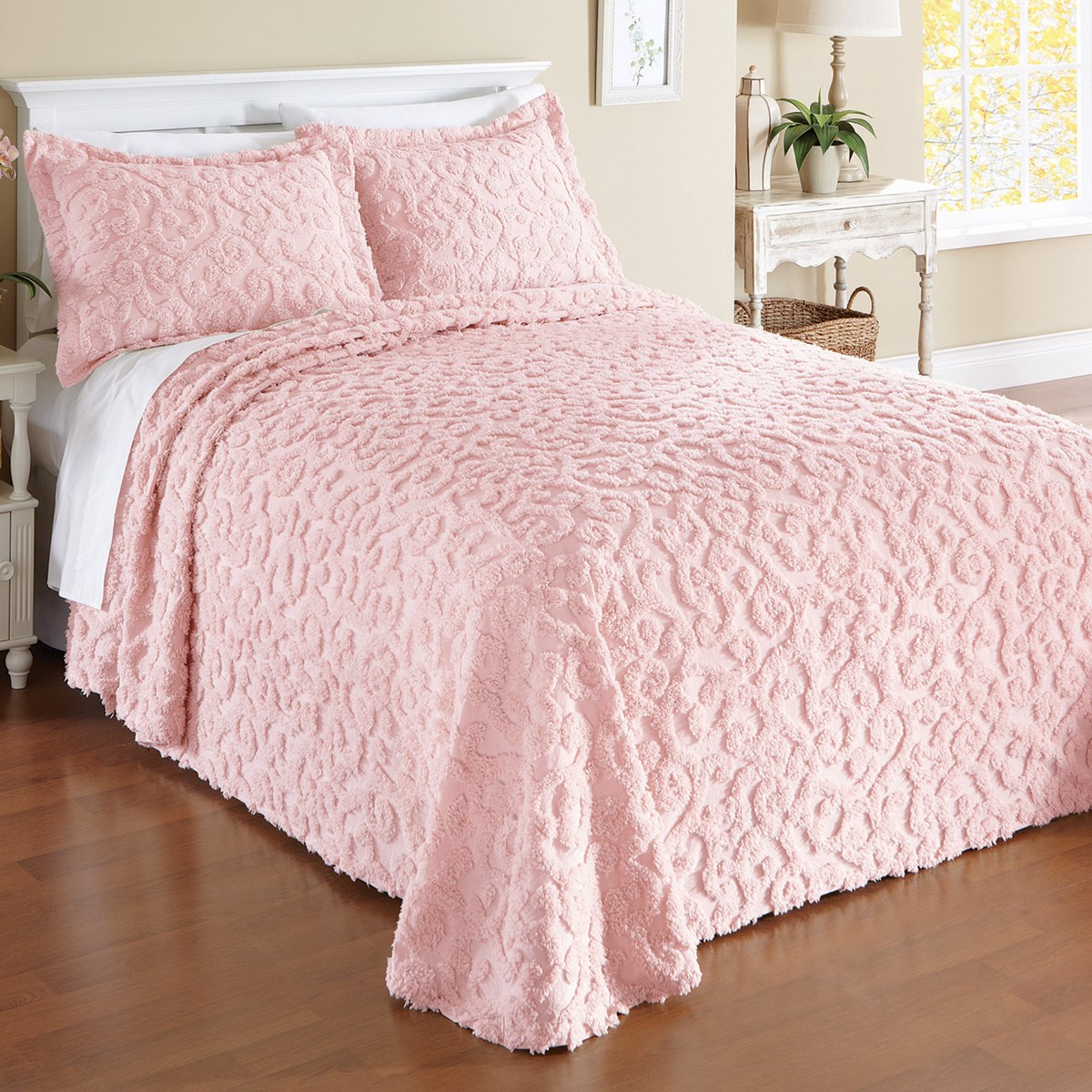 Elegant Scroll Chenille Bedspread Collections Etc.