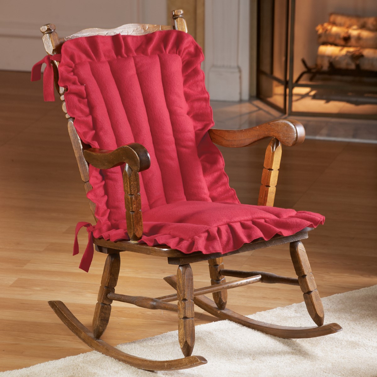 Ruffled Edge Comfort Chair Cushion Collections Etc.