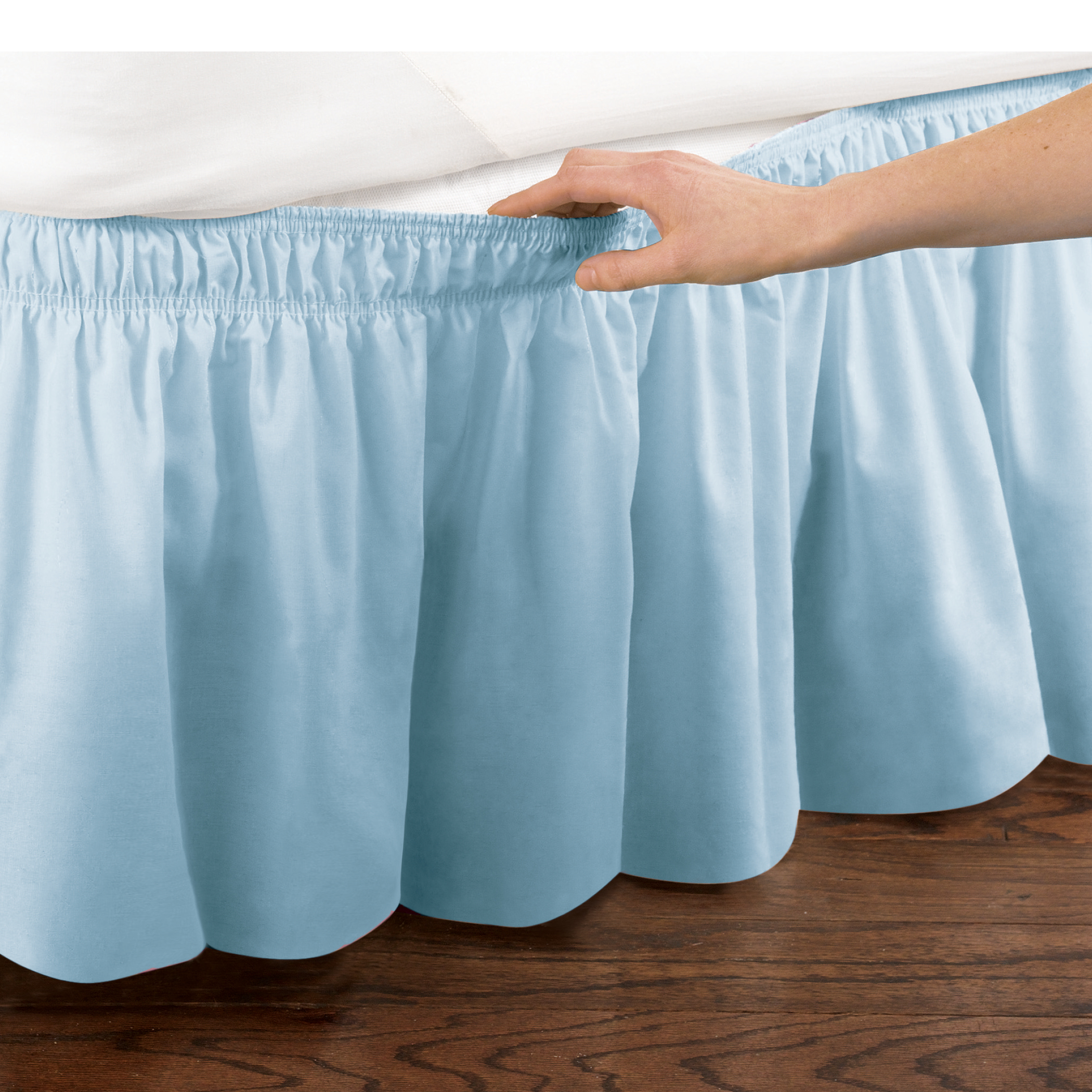 Wrap Around Elastic Dust Ruffle - Picture 5 of 45