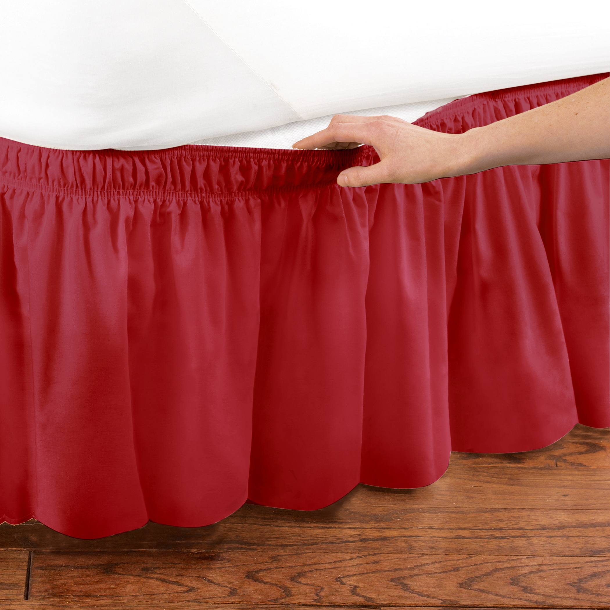 Wrap Around Elastic Dust Ruffle - Picture 35 of 45